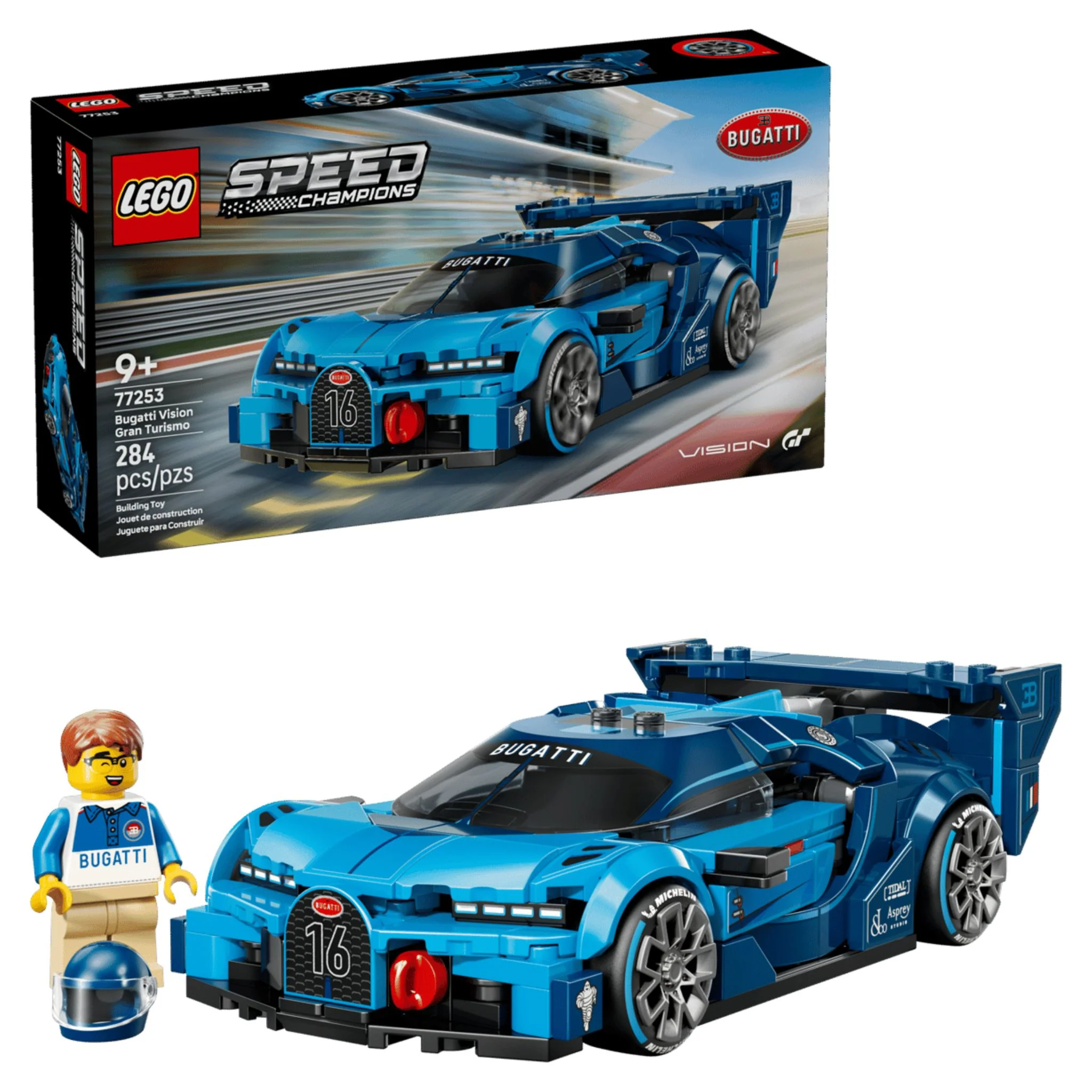 LEGO Speed Champions Bugatti Vision GT Hyper Sports Car - Image 2