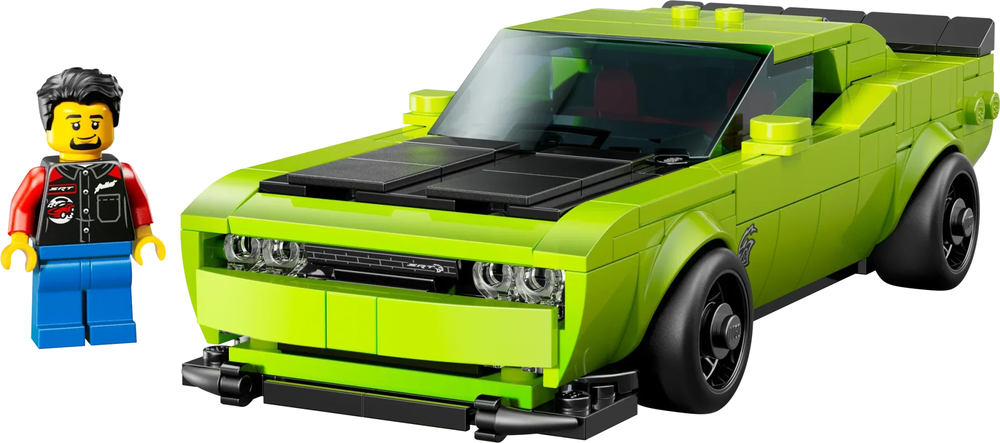 LEGO Speed Champions Dodge Challenger SRT Hellcat Sports Car - Image 3