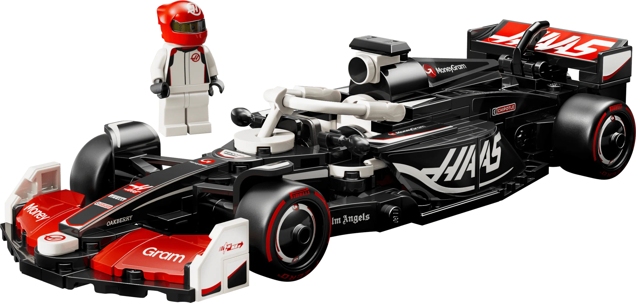 LEGO Speed Champions MoneyGram Haas F1 Team VF-24 Race Car - Image 3