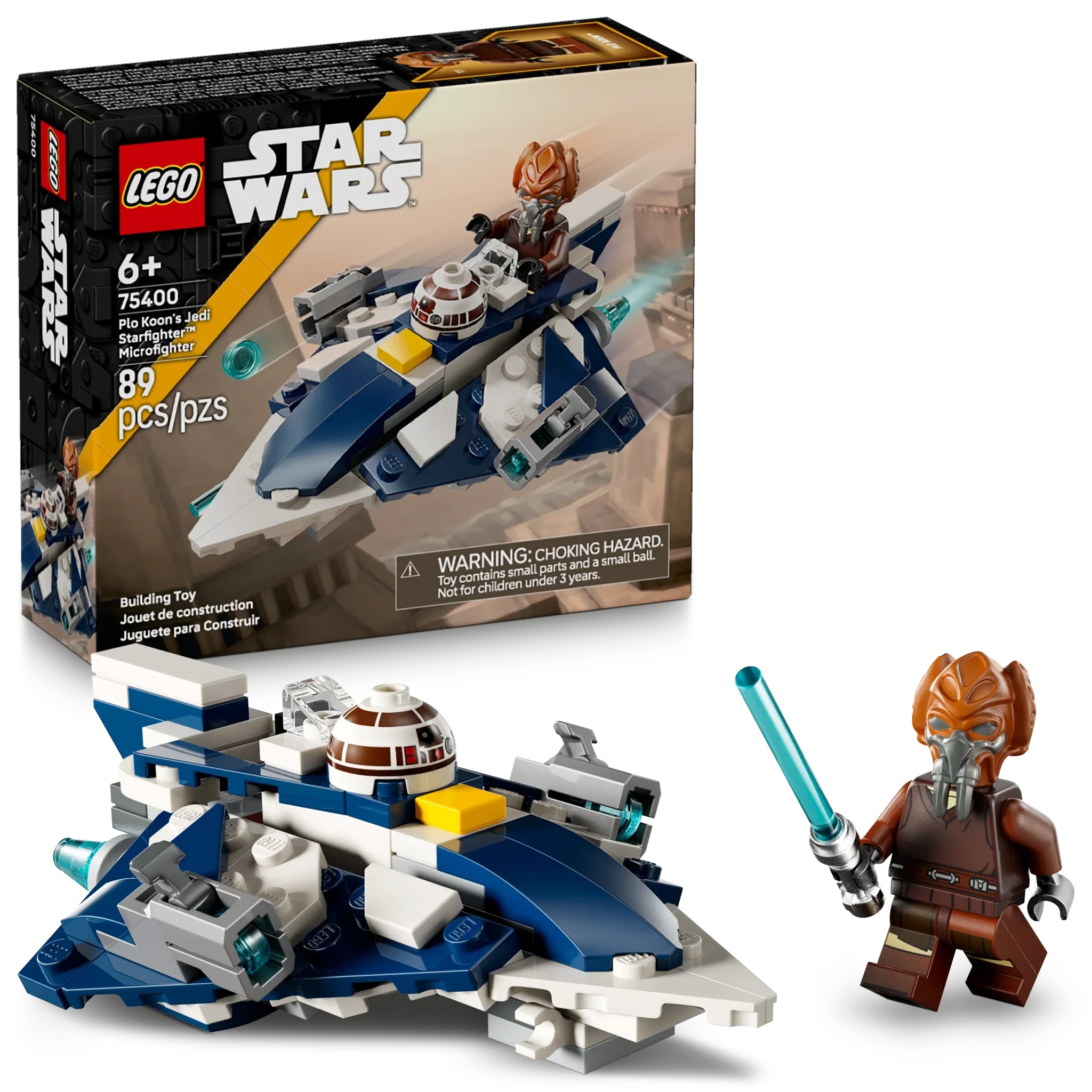 LEGO Star Wars Plo Koon's Jedi Starfighter Microfighter - Image 2