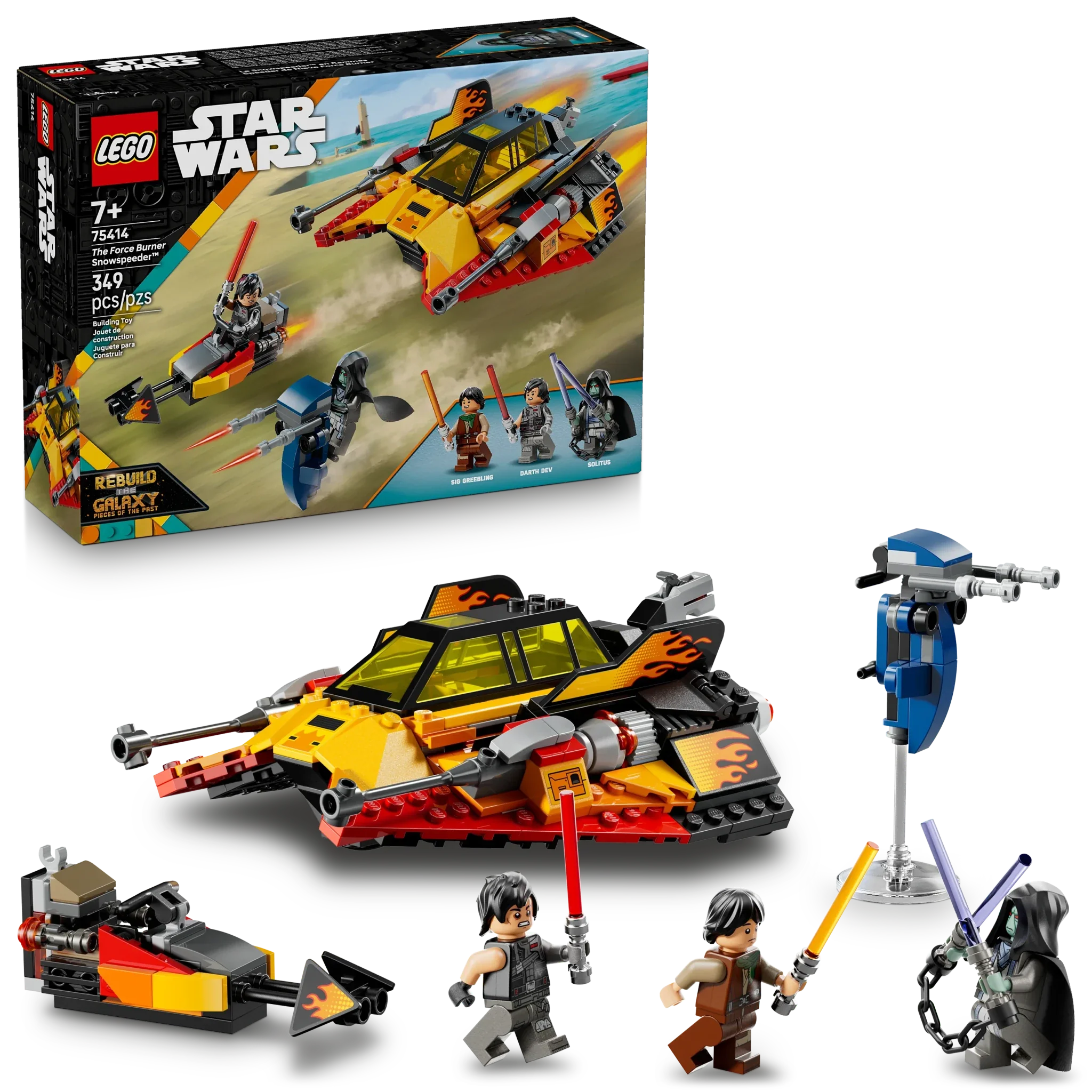 LEGO Star Wars Star Wars The Force Burner Snowspeeder - Image 2