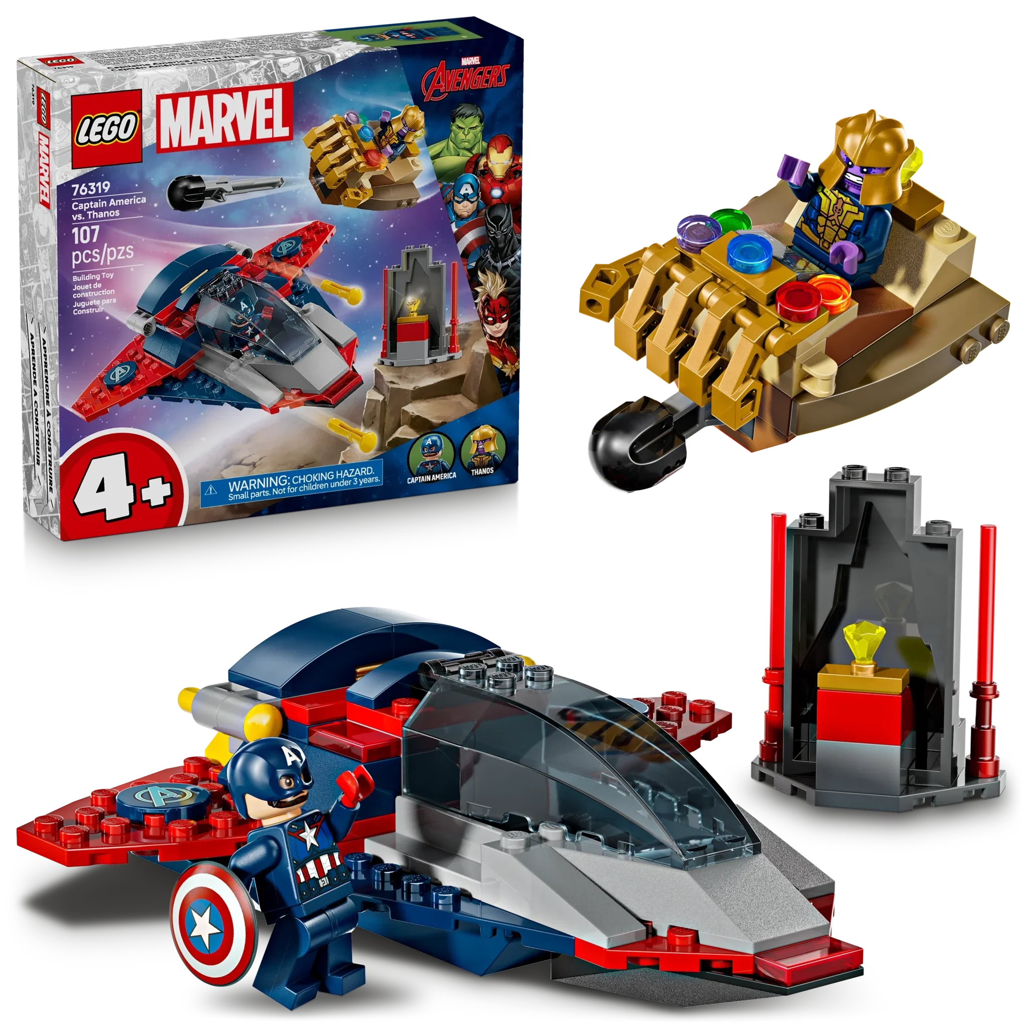 LEGO Super Heroes Marvel Captain America vs. Thanos - Image 2
