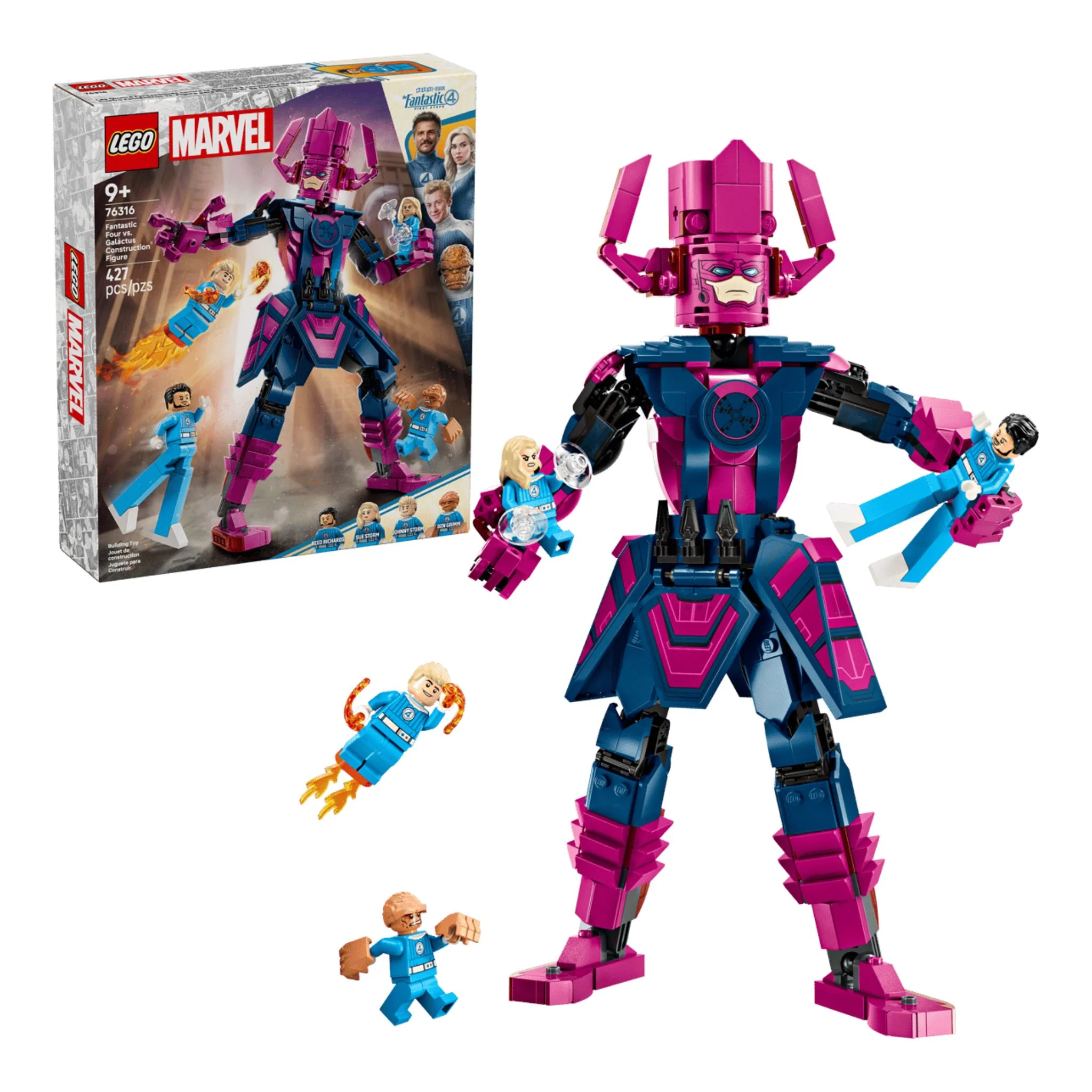 LEGO Super Heroes Marvel Fantastic Four vs. Galactus Construction Figure - Image 2
