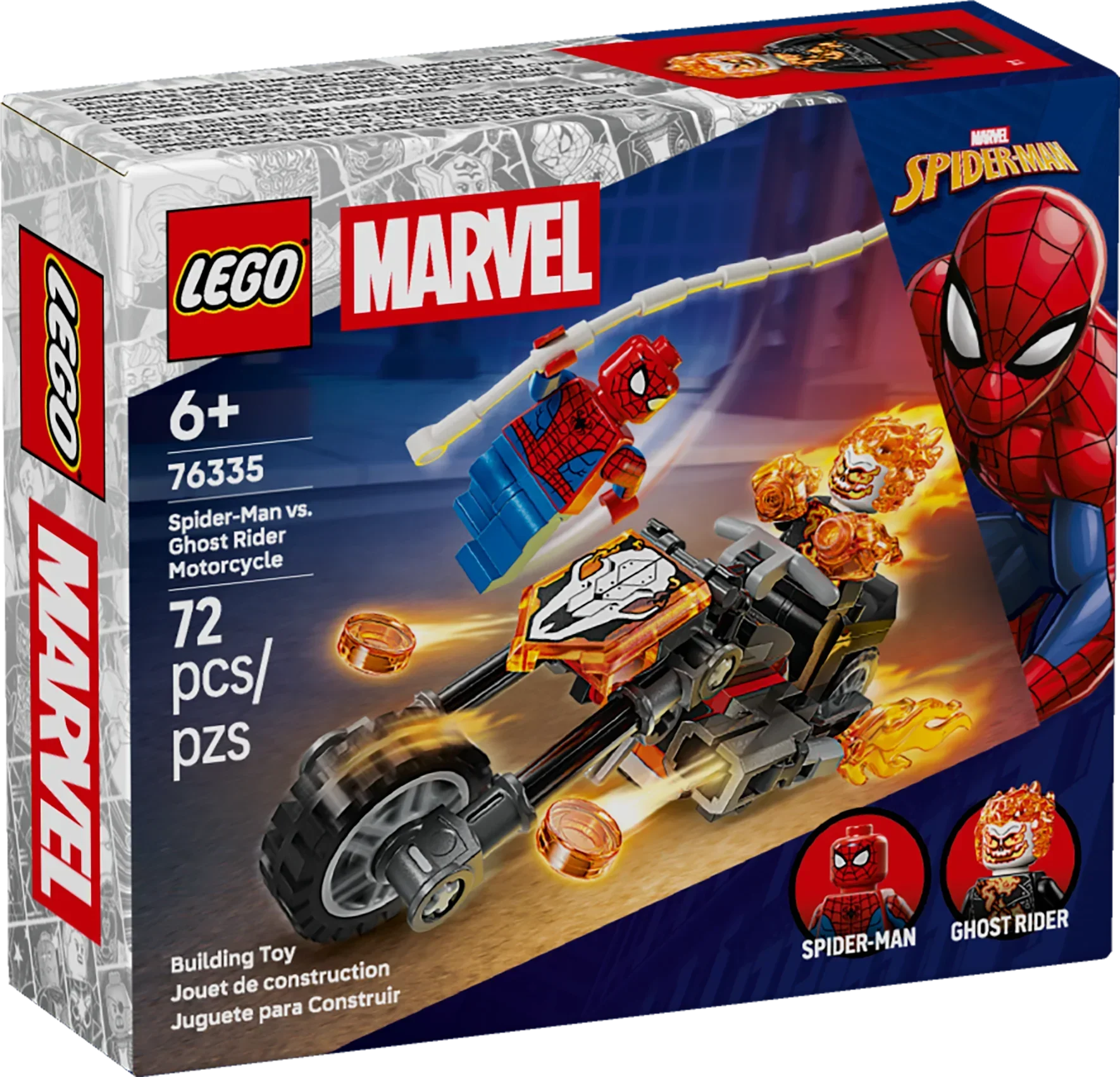 LEGO Super Heroes Marvel Spider-Man vs. Ghost Rider Motorcycle