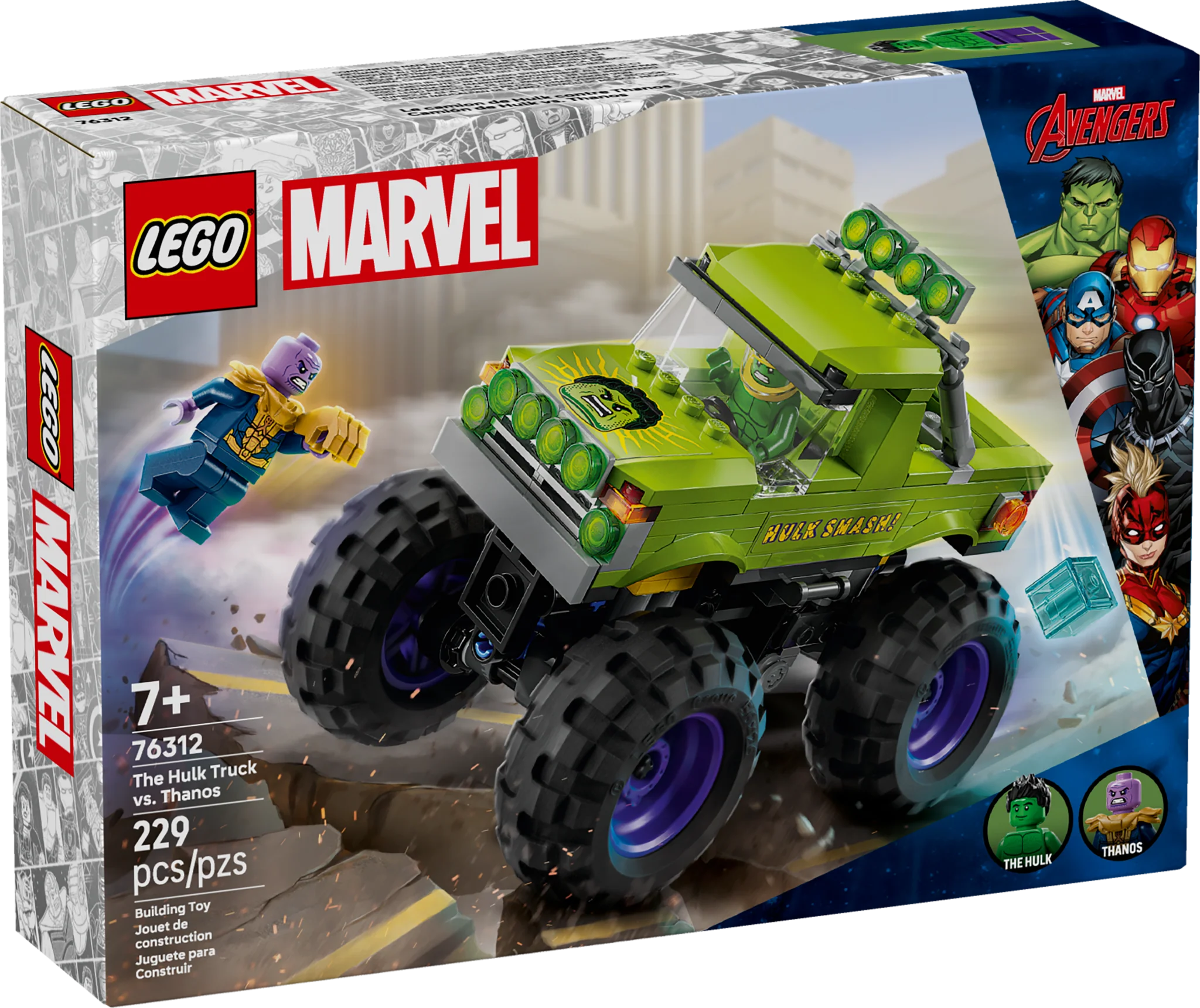 LEGO Super Heroes Marvel The Hulk Truck vs. Thanos