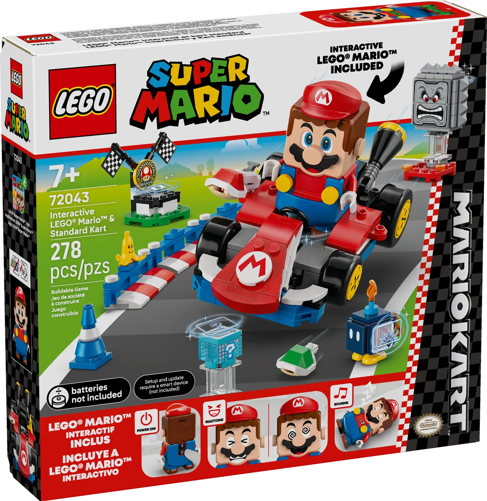 LEGO Super Mario Mario Kart Interactive LEGO Mario & Standard Kart