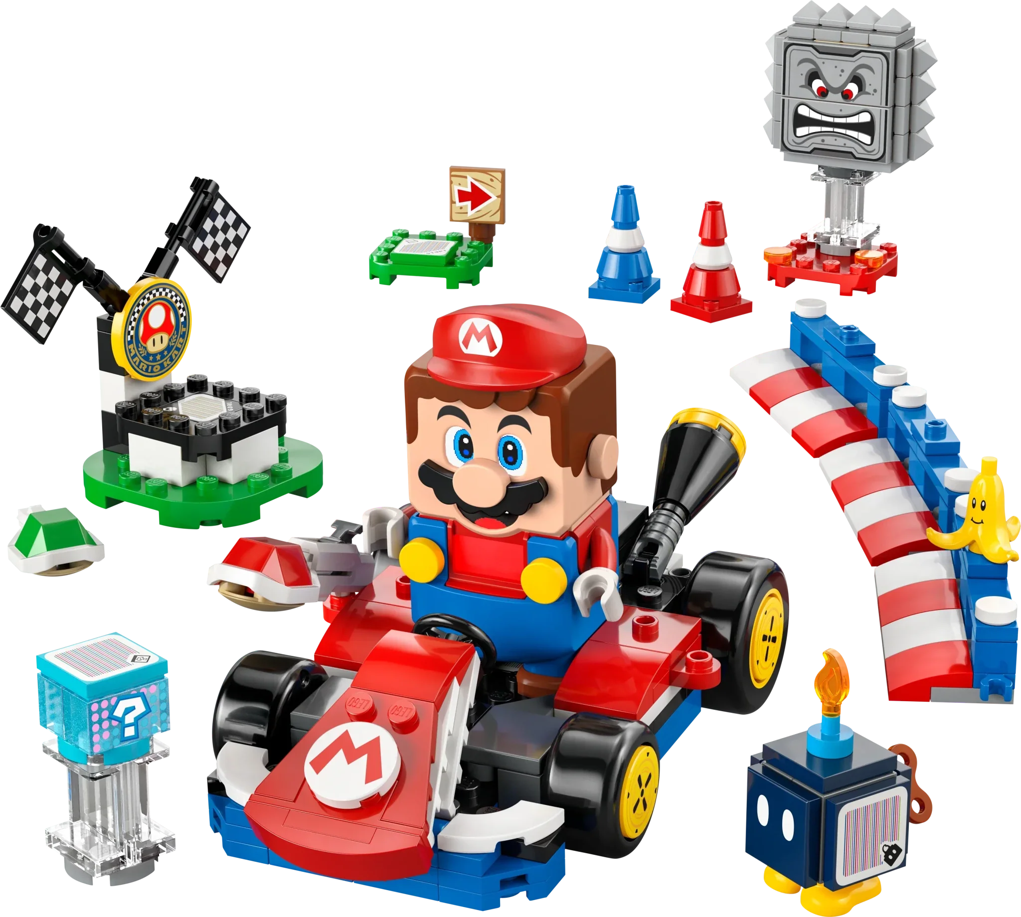 LEGO Super Mario Mario Kart Interactive LEGO Mario & Standard Kart - Image 3