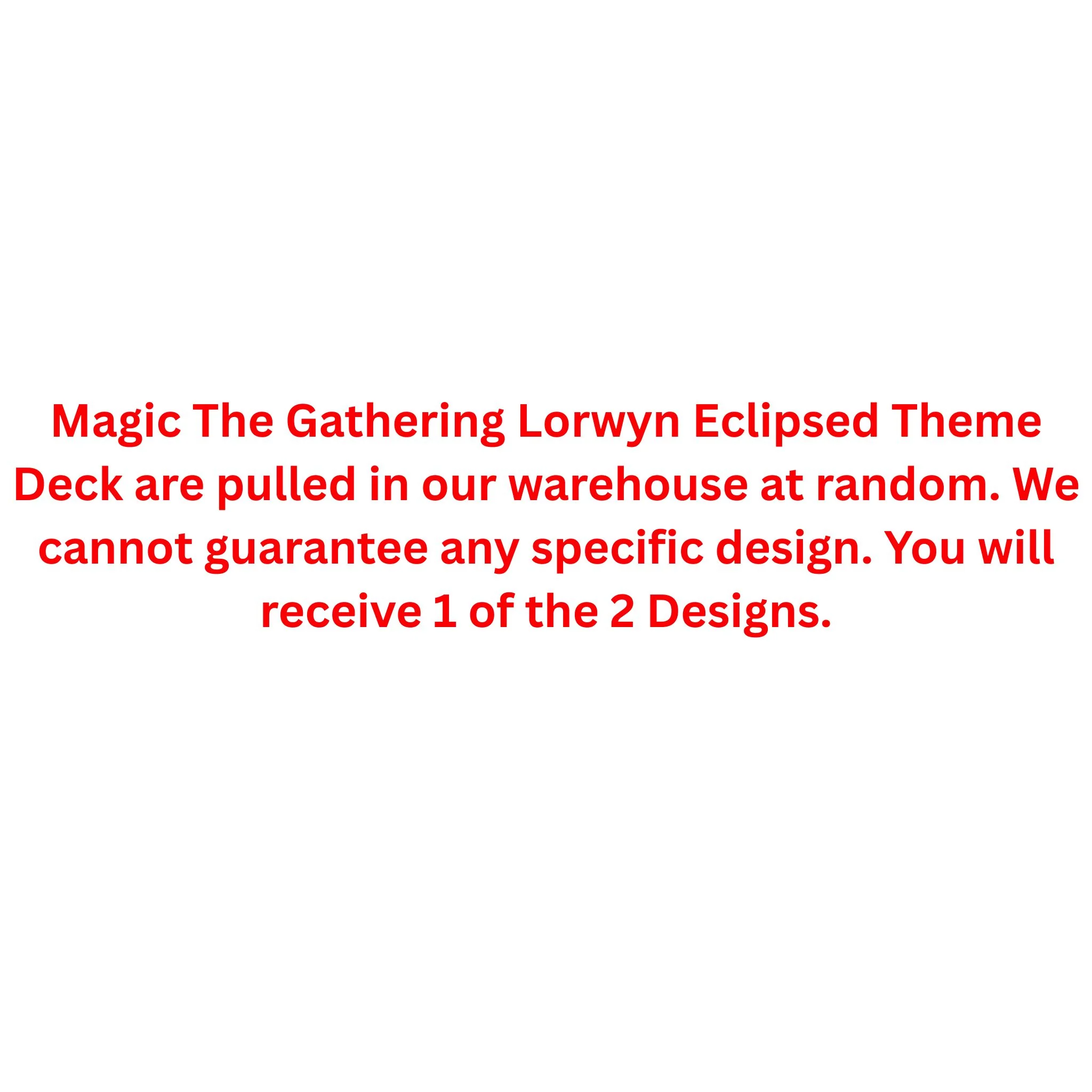Magic The Gathering Lorwyn Eclipsed Theme Deck - Image 2