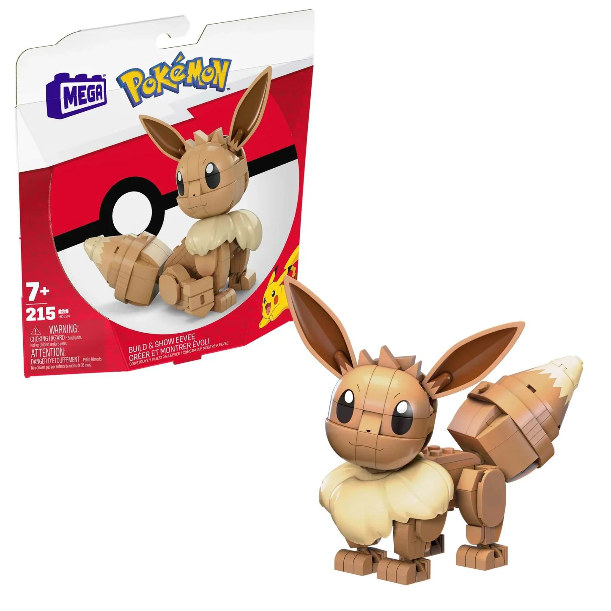 Mattel Mega Construx Pokemon Medium Eevee - Image 2