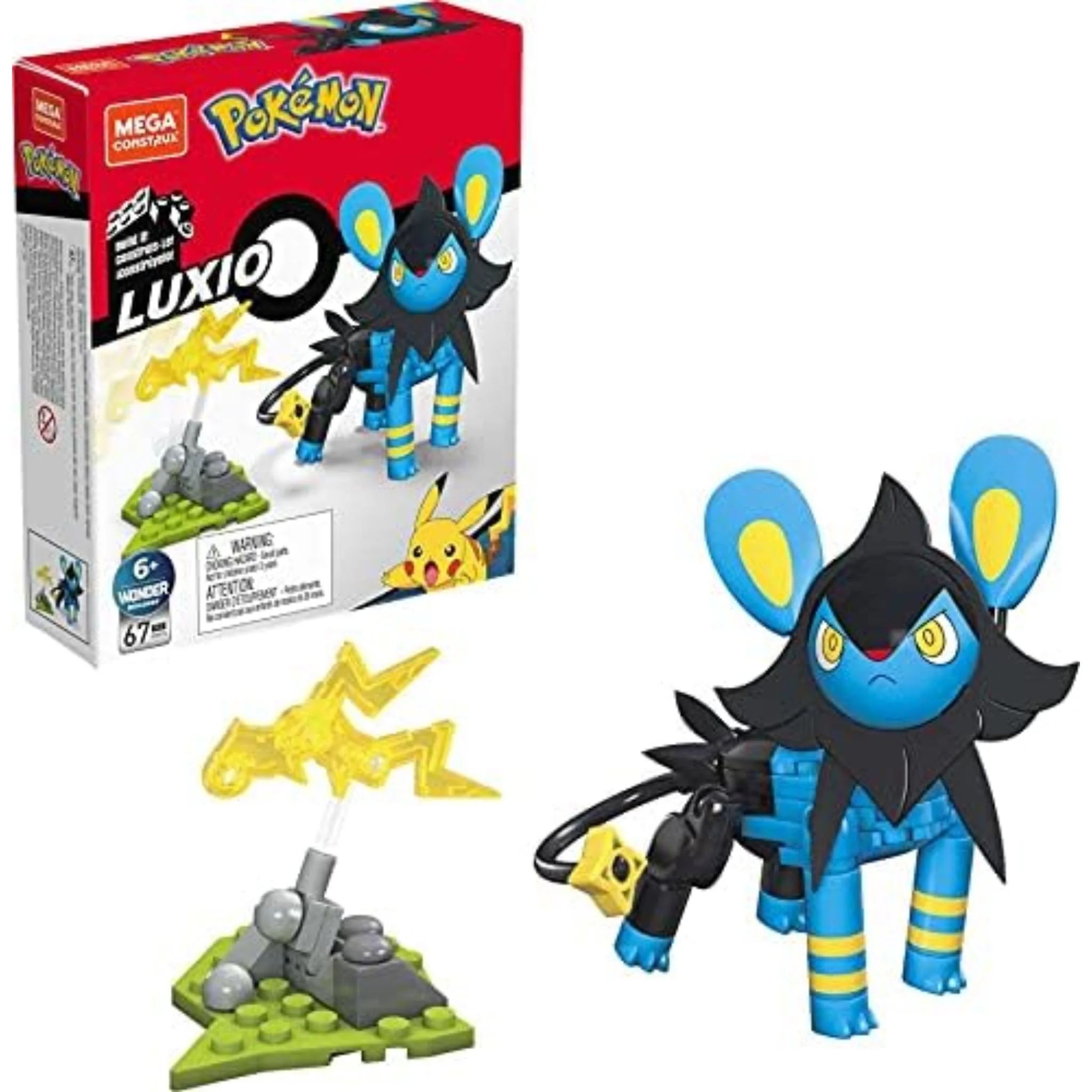 Mattel Mega Construx Pokemon Power Pack Luxio - Image 2
