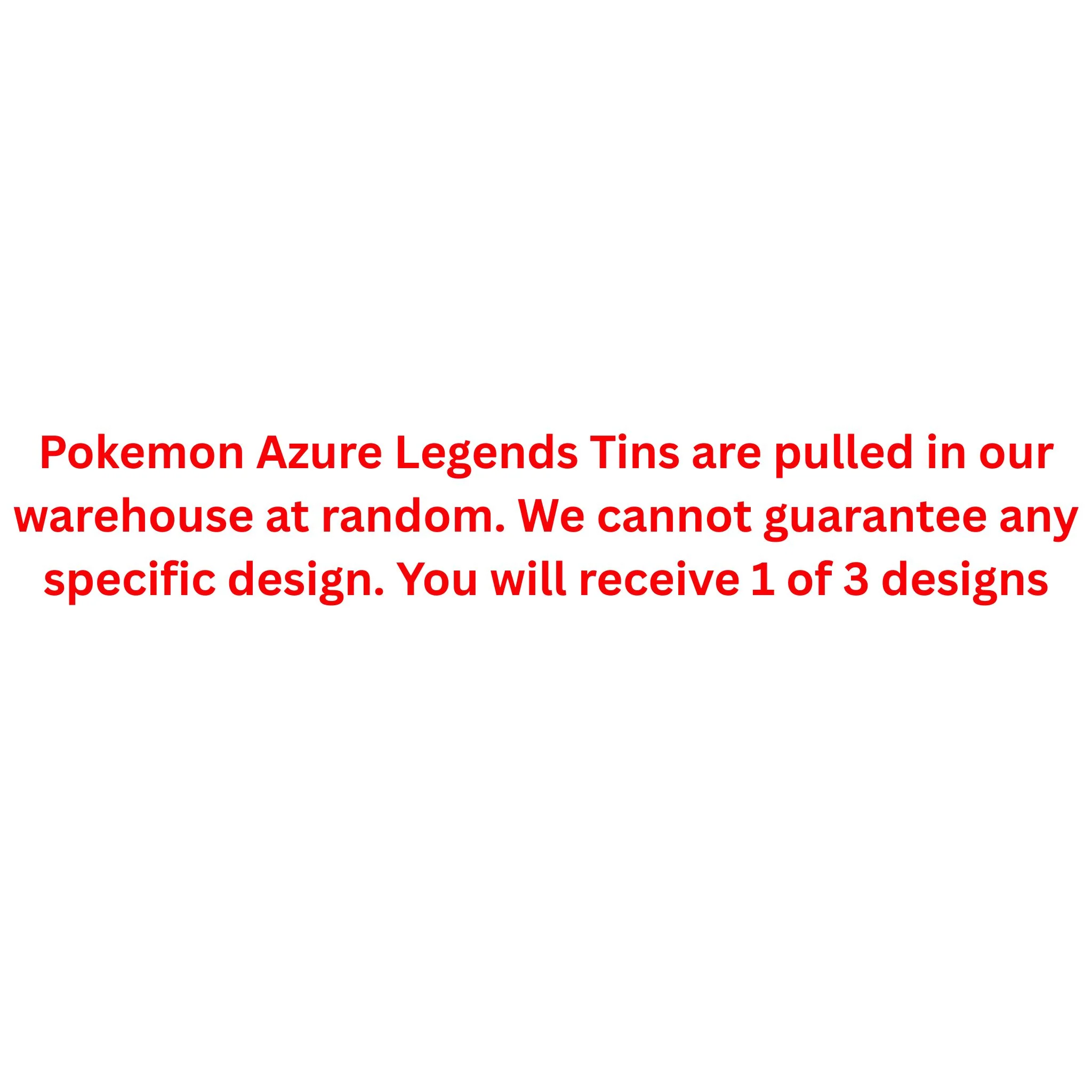Pokemon Azure Legends Tin - Image 2