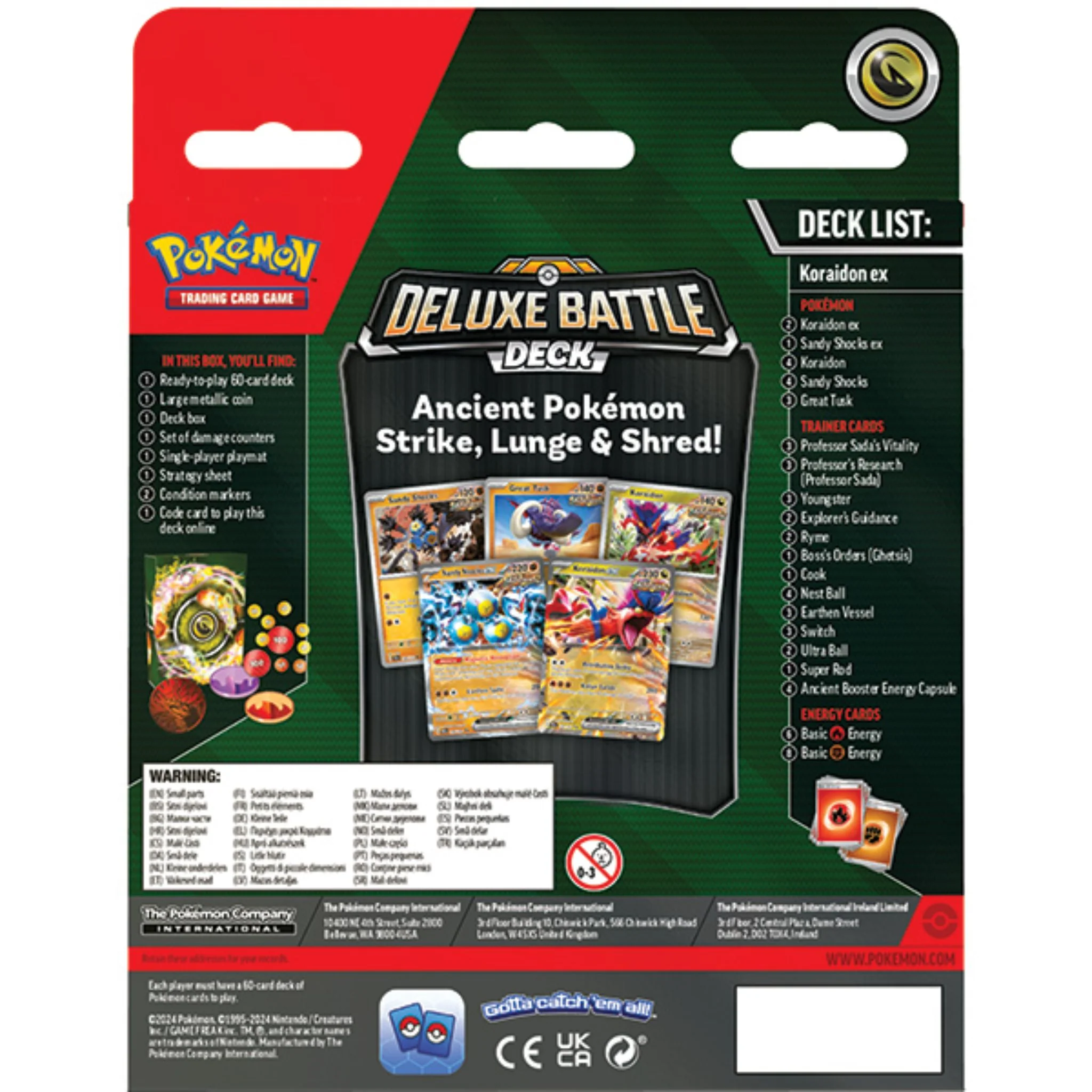 Pokemon Koraidon Ex Deluxe Battle Deck - Image 2