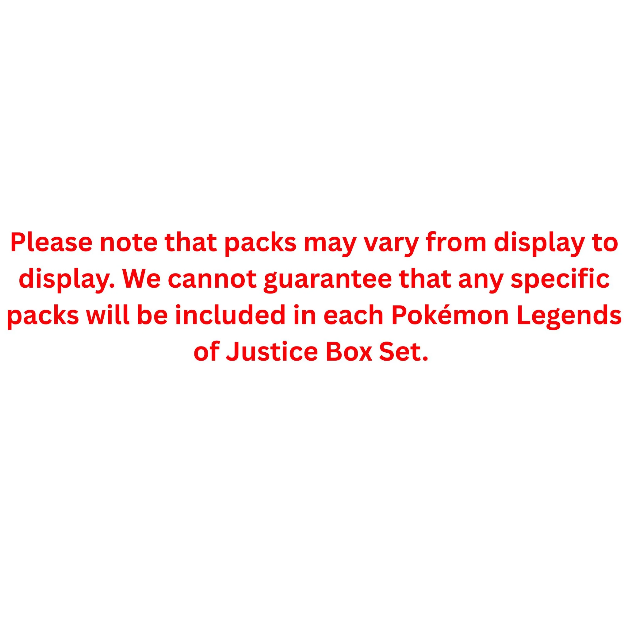 Pokemon Legends of Justice Box Set - Image 2