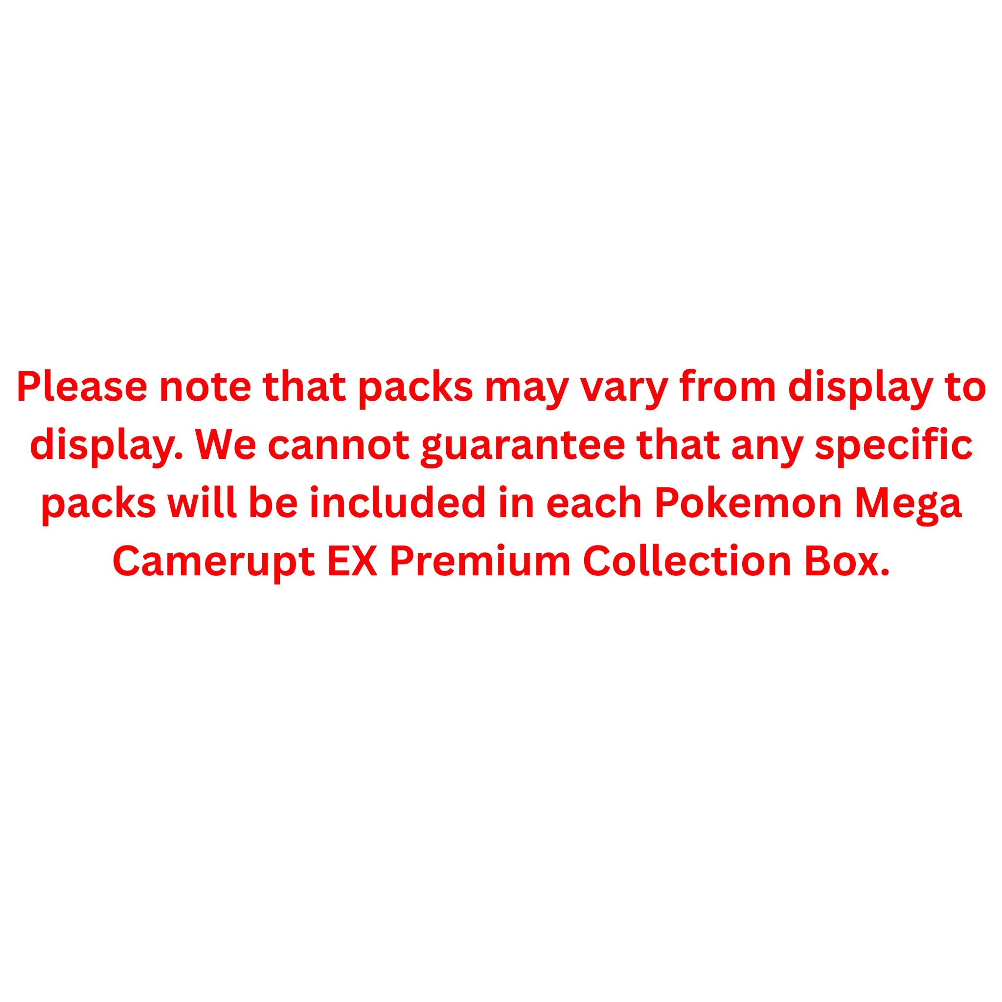 Pokemon Mega Camerupt Ex Premium Collection Box - Image 2