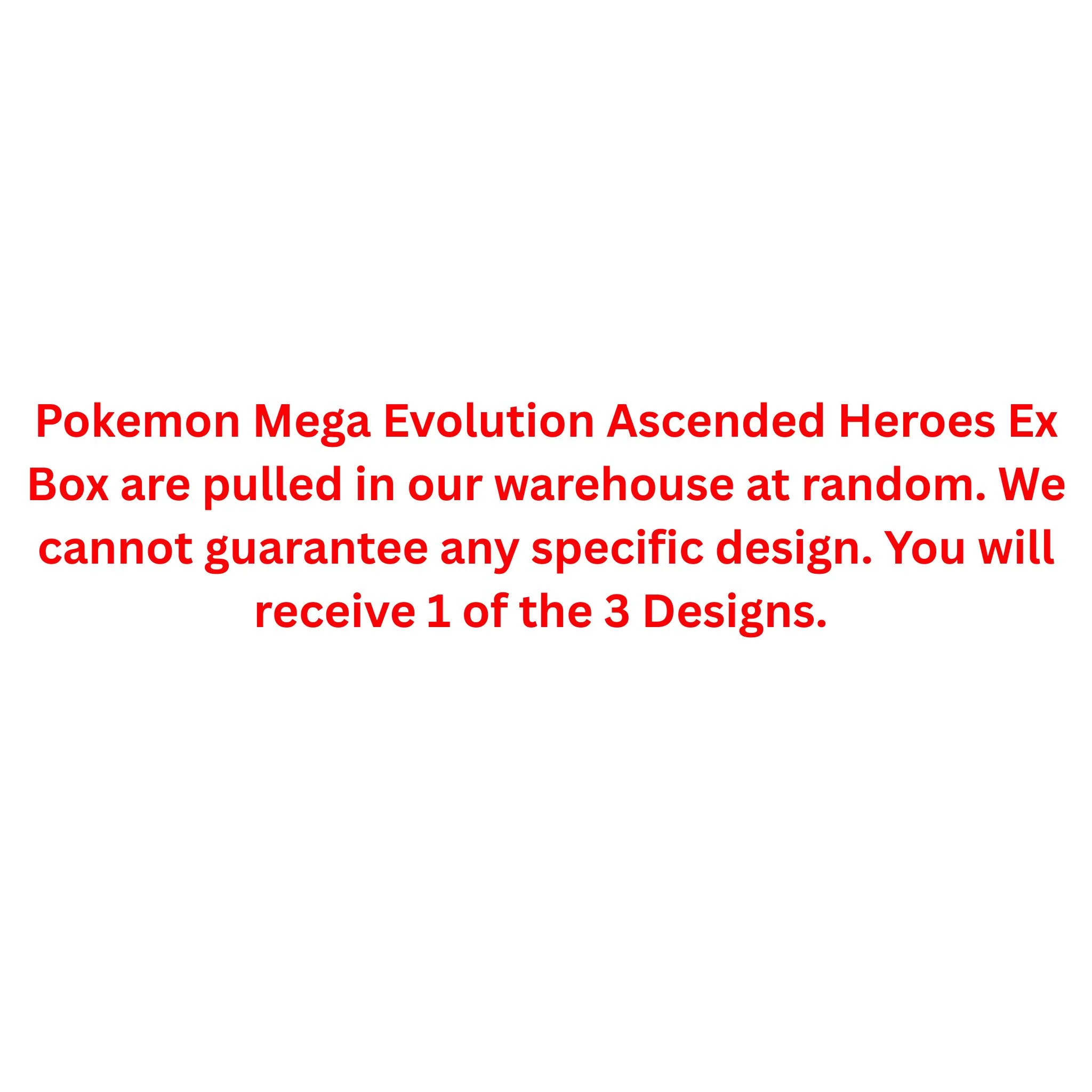 Pokemon Mega Evolution Ascended Heroes Ex Box (Mega Meganium, Mega Emboar or Mega Feraligatr) - Image 2