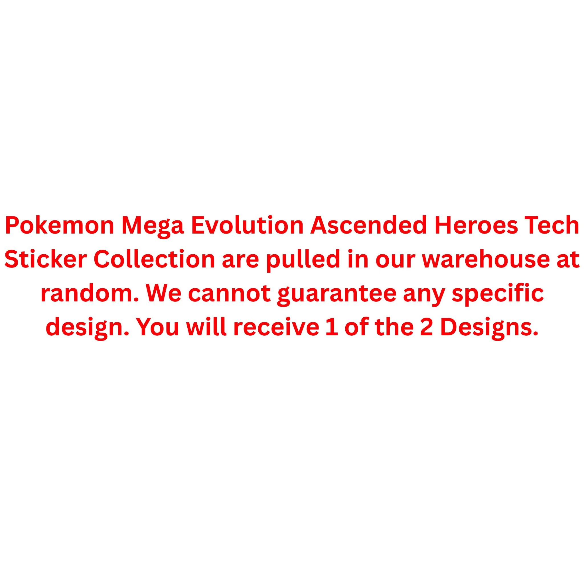 Pokemon Mega Evolution Ascended Heroes Tech Sticker Collection - Image 2