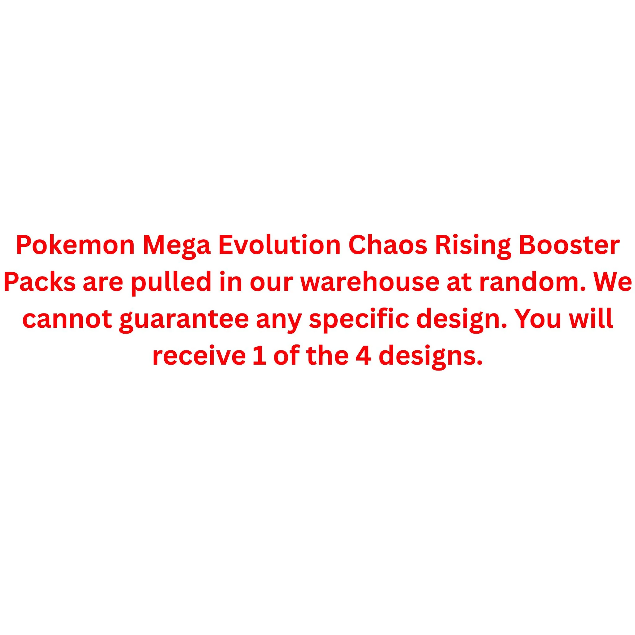 Pokemon Mega Evolution Chaos Rising Booster Pack - Image 2