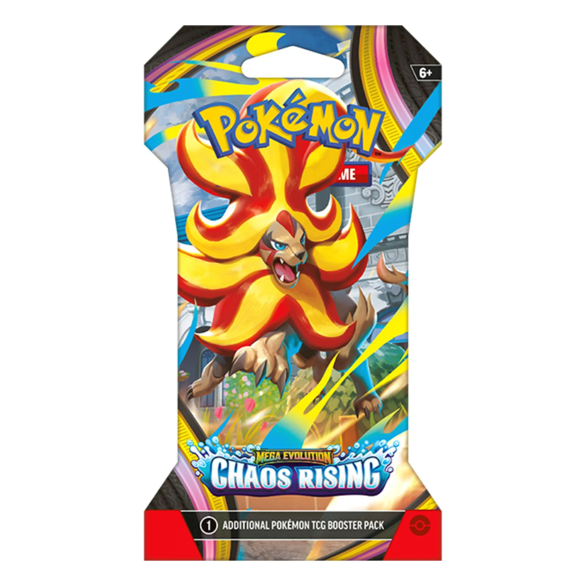 Pokemon Mega Evolution Chaos Rising Sleeved Booster Pack - Image 3