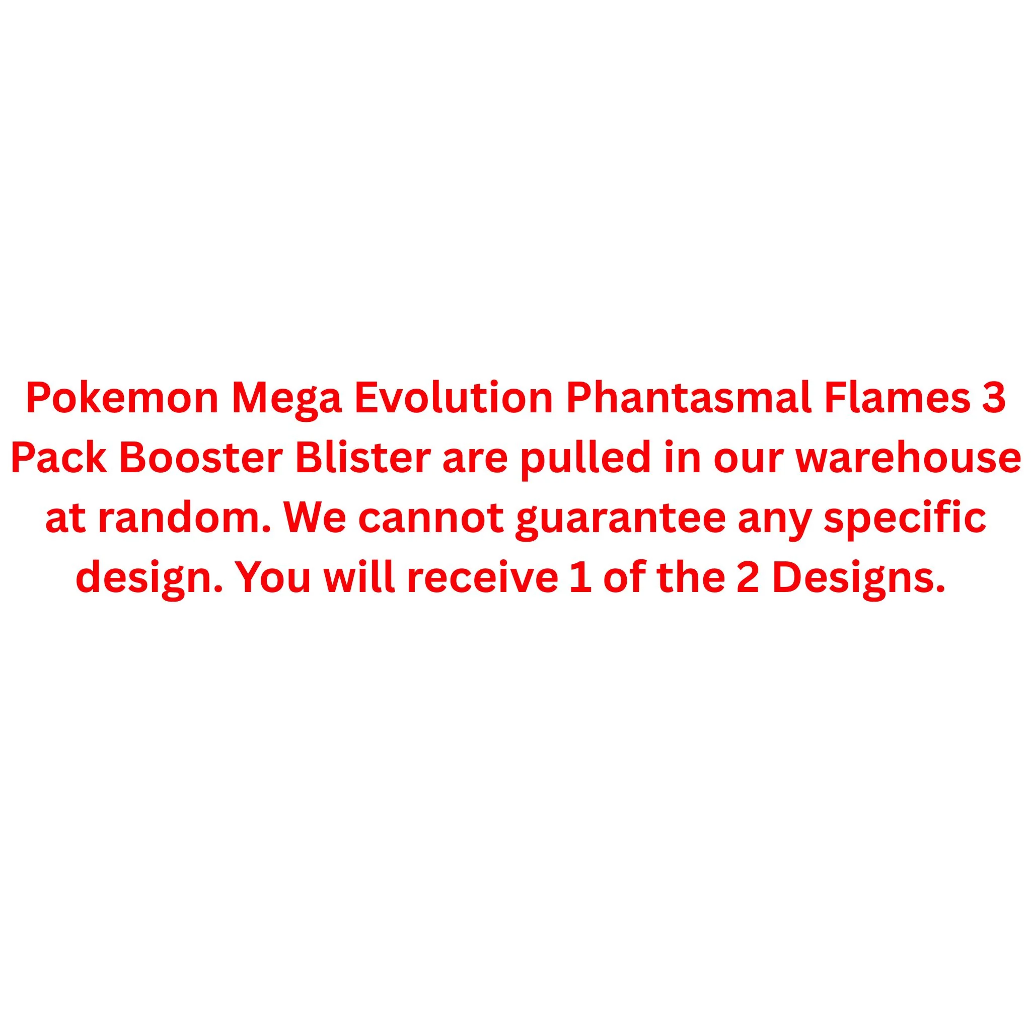 Pokemon Mega Evolution Phantasmal Flames 3 Pack Booster Blister - Image 2