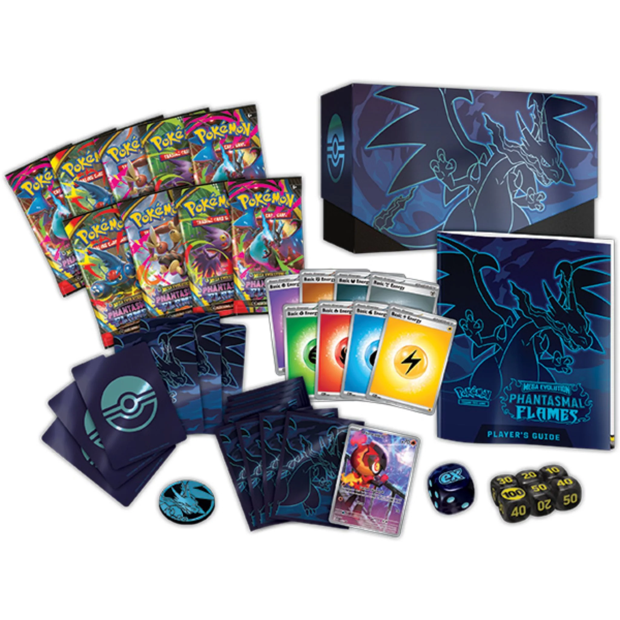 Pokemon Mega Evolution Phantasmal Flames Elite Trainer Box - Image 2