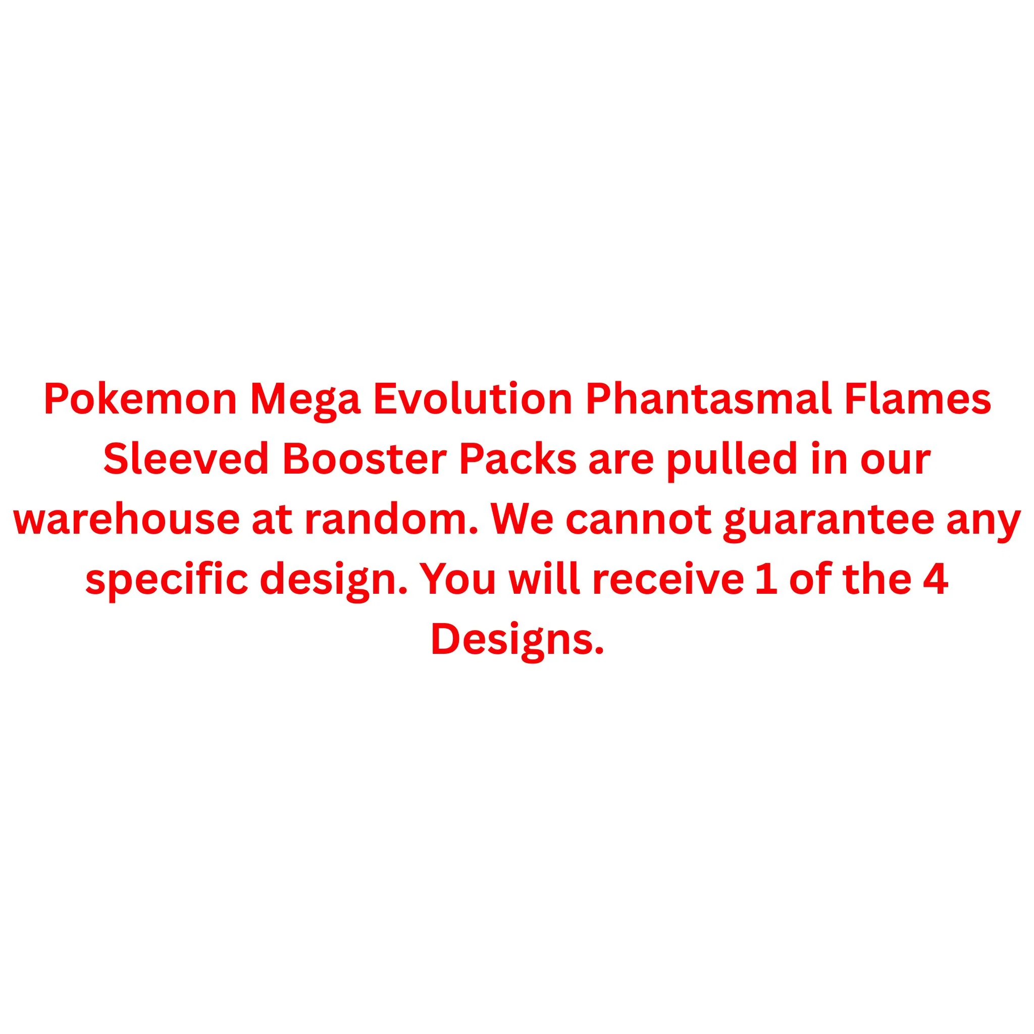 Pokemon Mega Evolution Phantasmal Flames Sleeved Booster Pack - Image 2