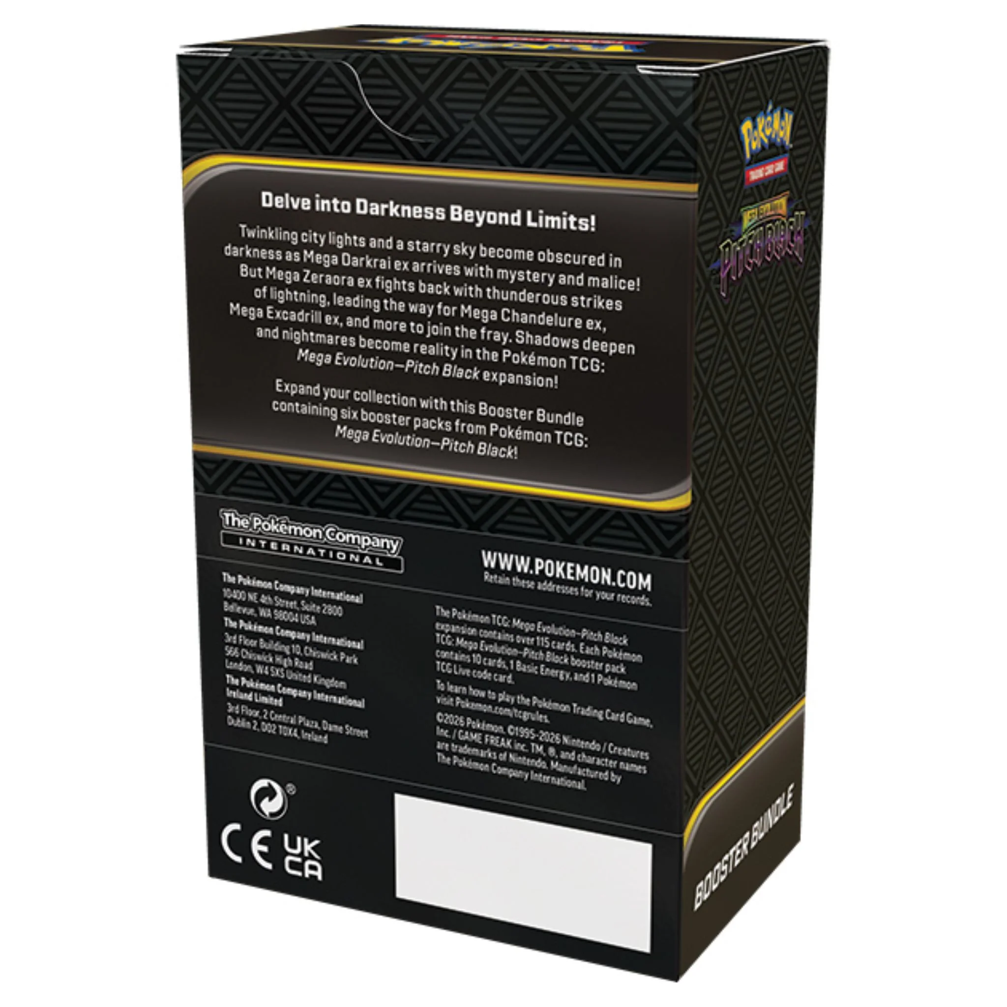 Pokemon Mega Evolution Pitch Black Booster Bundle - Image 2