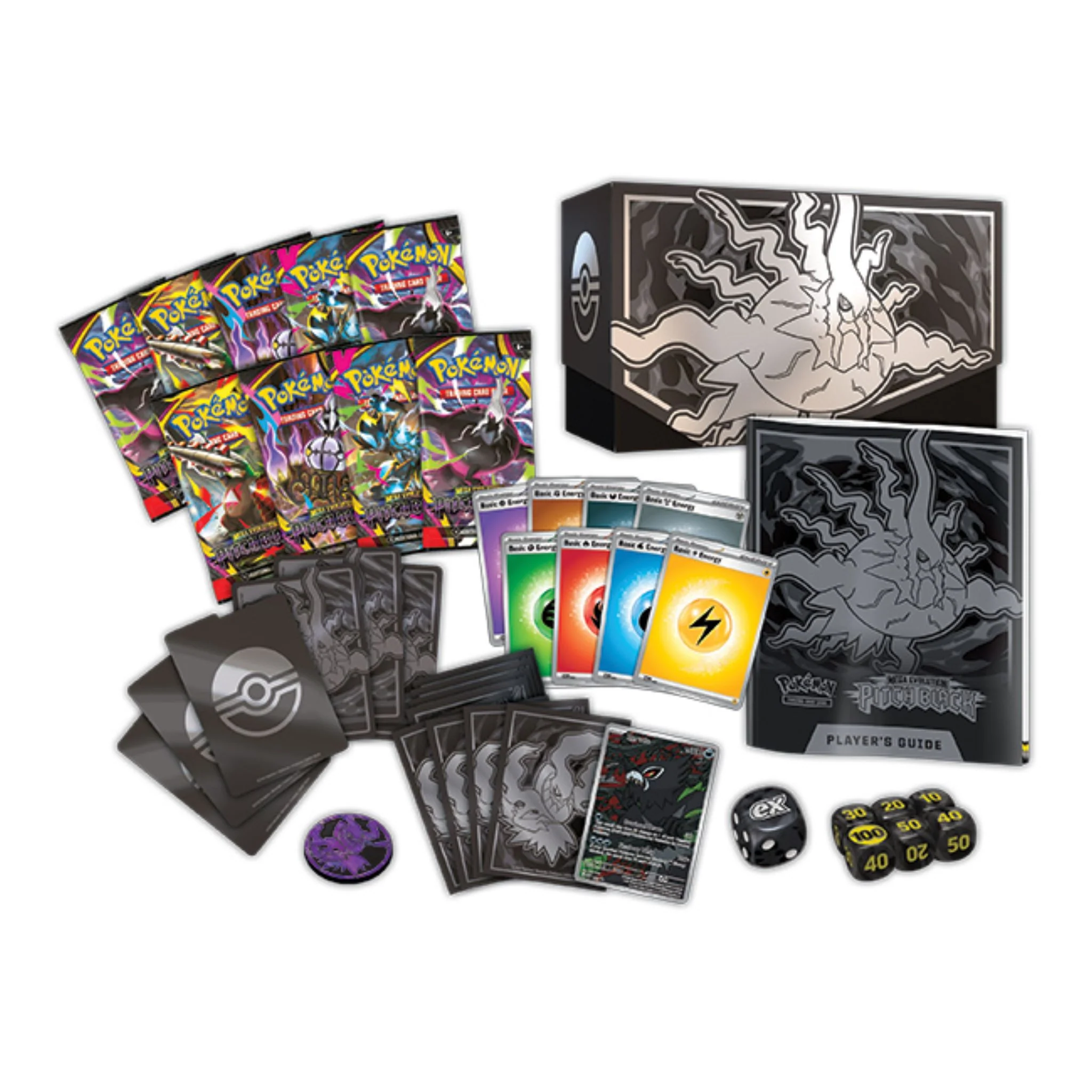Pokemon Mega Evolution Pitch Black Elite Trainer Box - Image 3