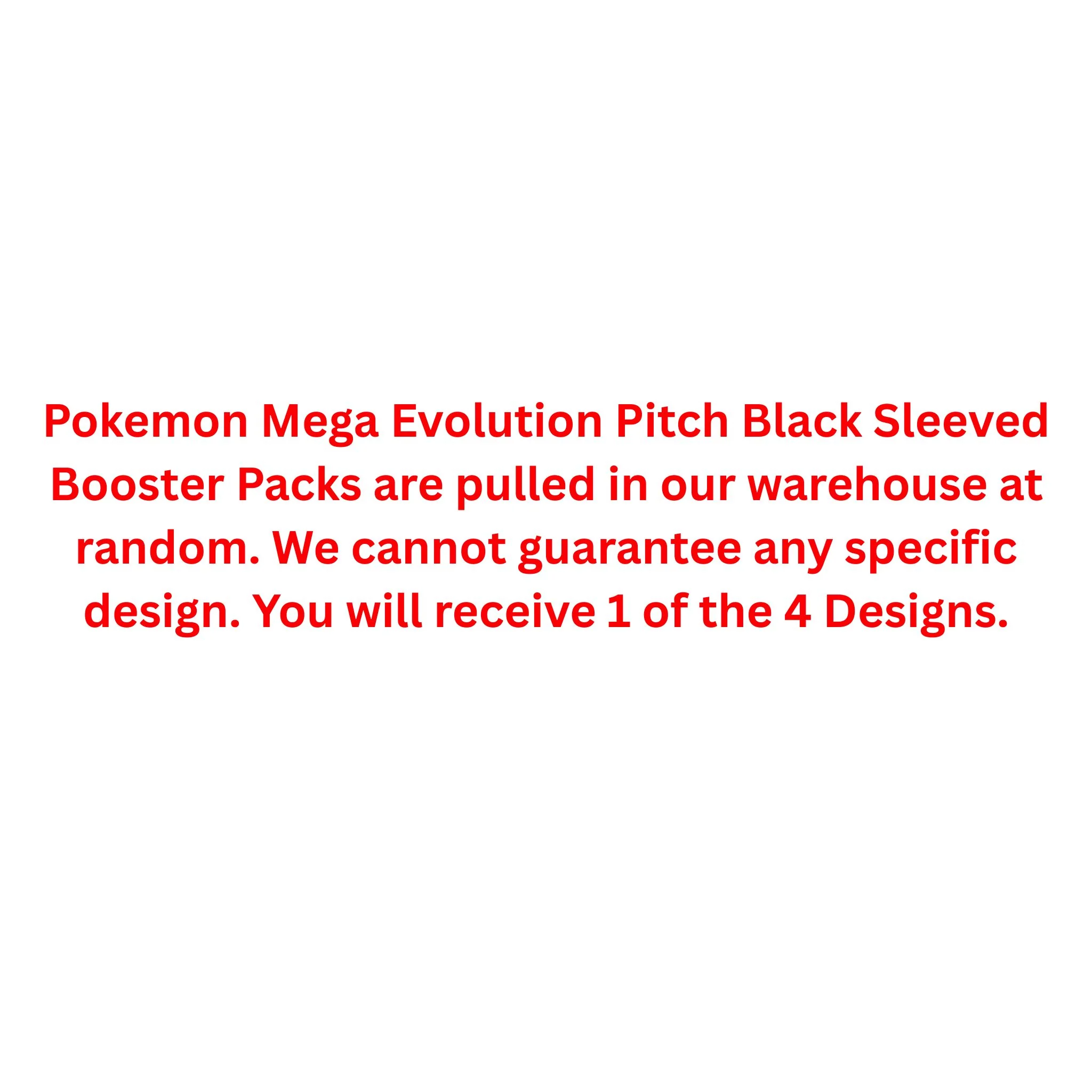 Pokemon Mega Evolution Pitch Black Sleeved Booster Pack - Image 2