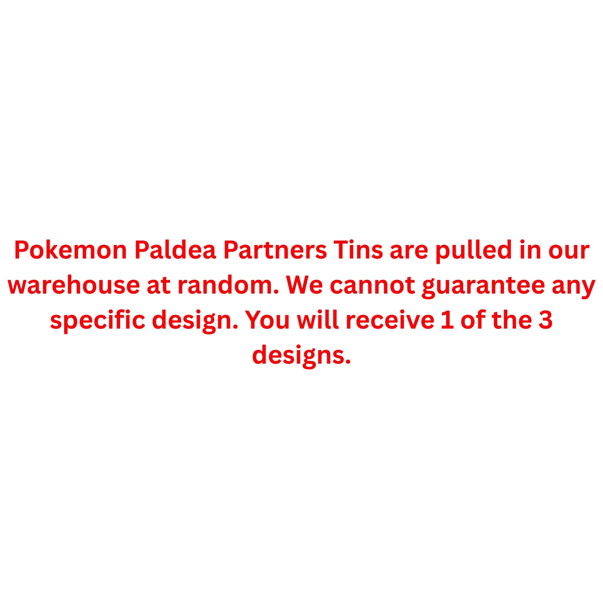 Pokemon Paldea Partners Tin - Image 2