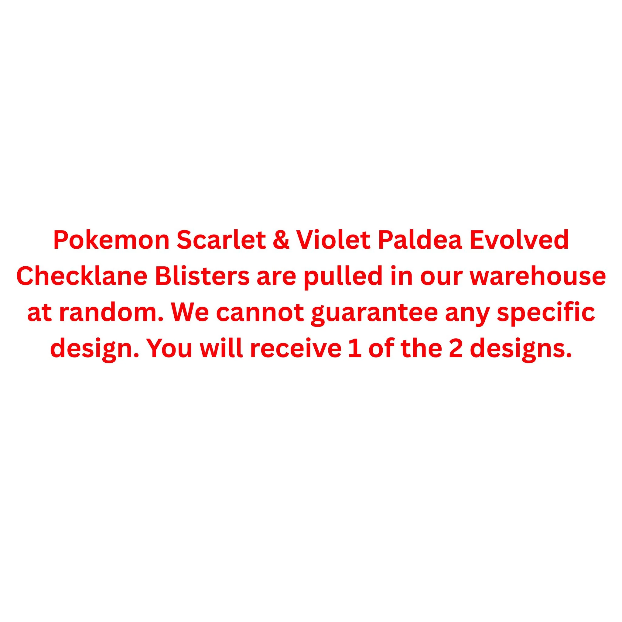 Pokemon Scarlet & Violet Paldea Evolved Checklane Blister - Image 2