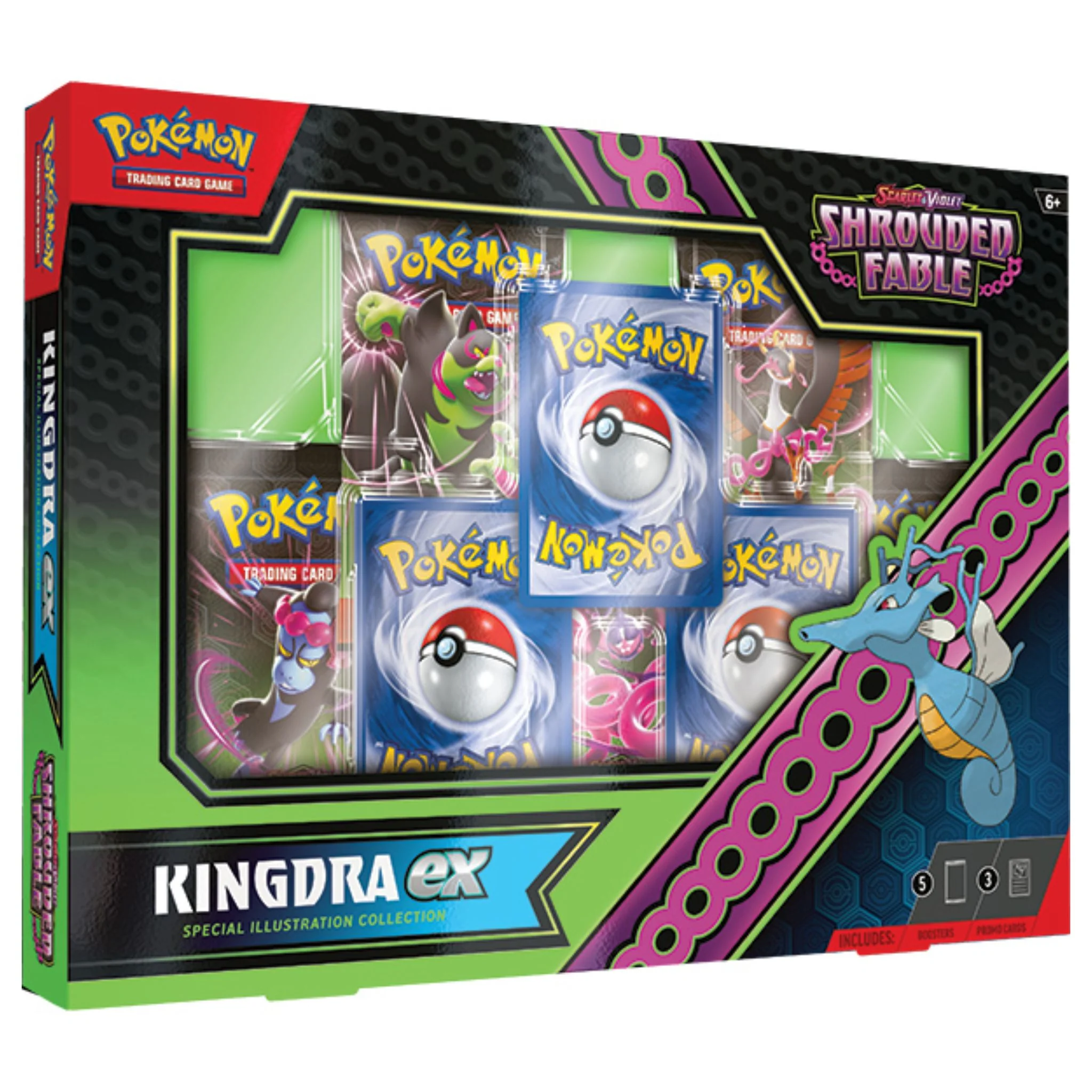 Pokemon Scarlet & Violet Shrouded Fable Special Illustration Collection (Kingdra Ex) - Image 2
