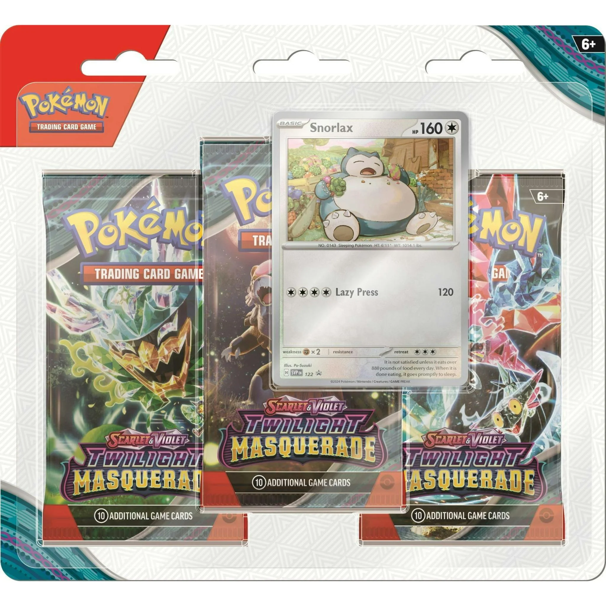Pokemon Scarlet & Violet Twilight Masquerade 3-Booster Pack Blister