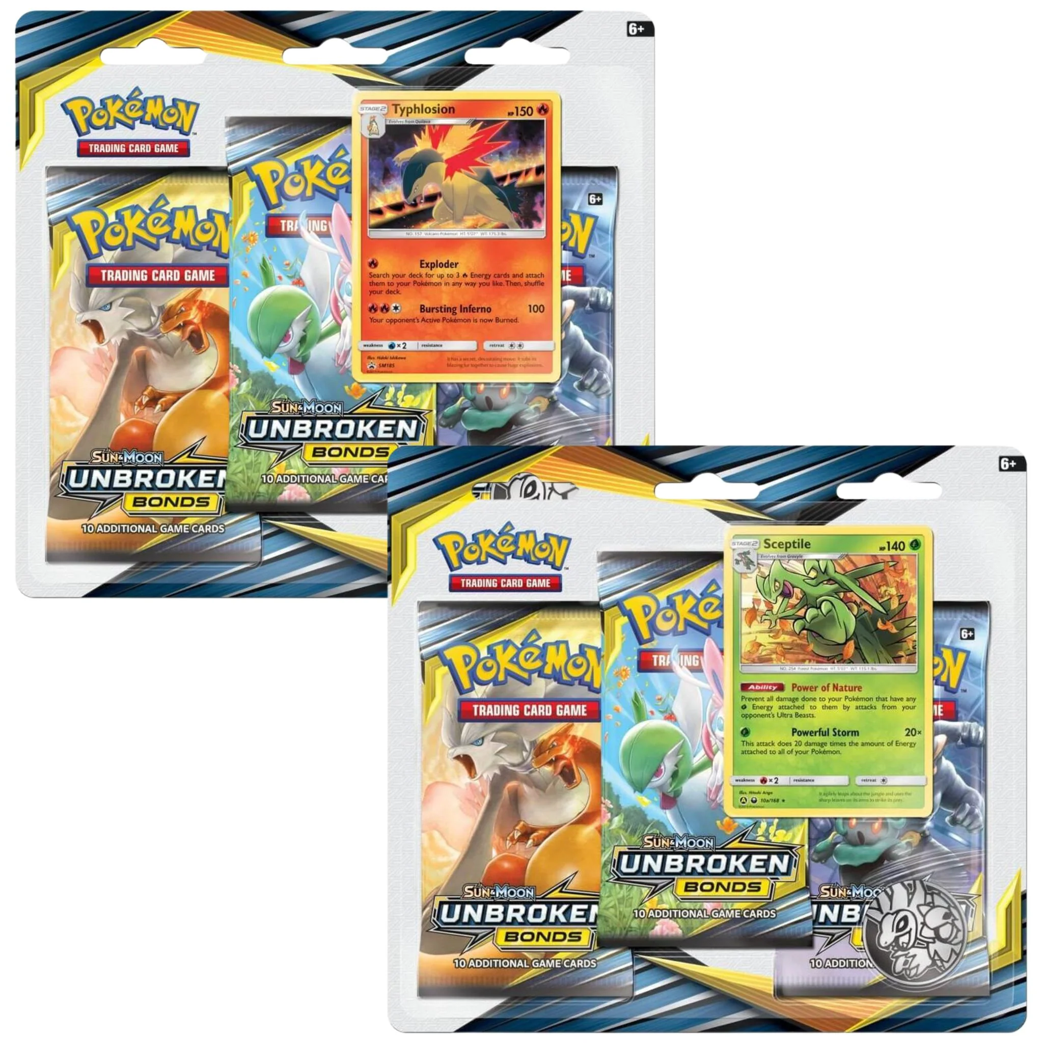 Pokemon Sun & Moon Unbroken Bonds 3-Pack Blister