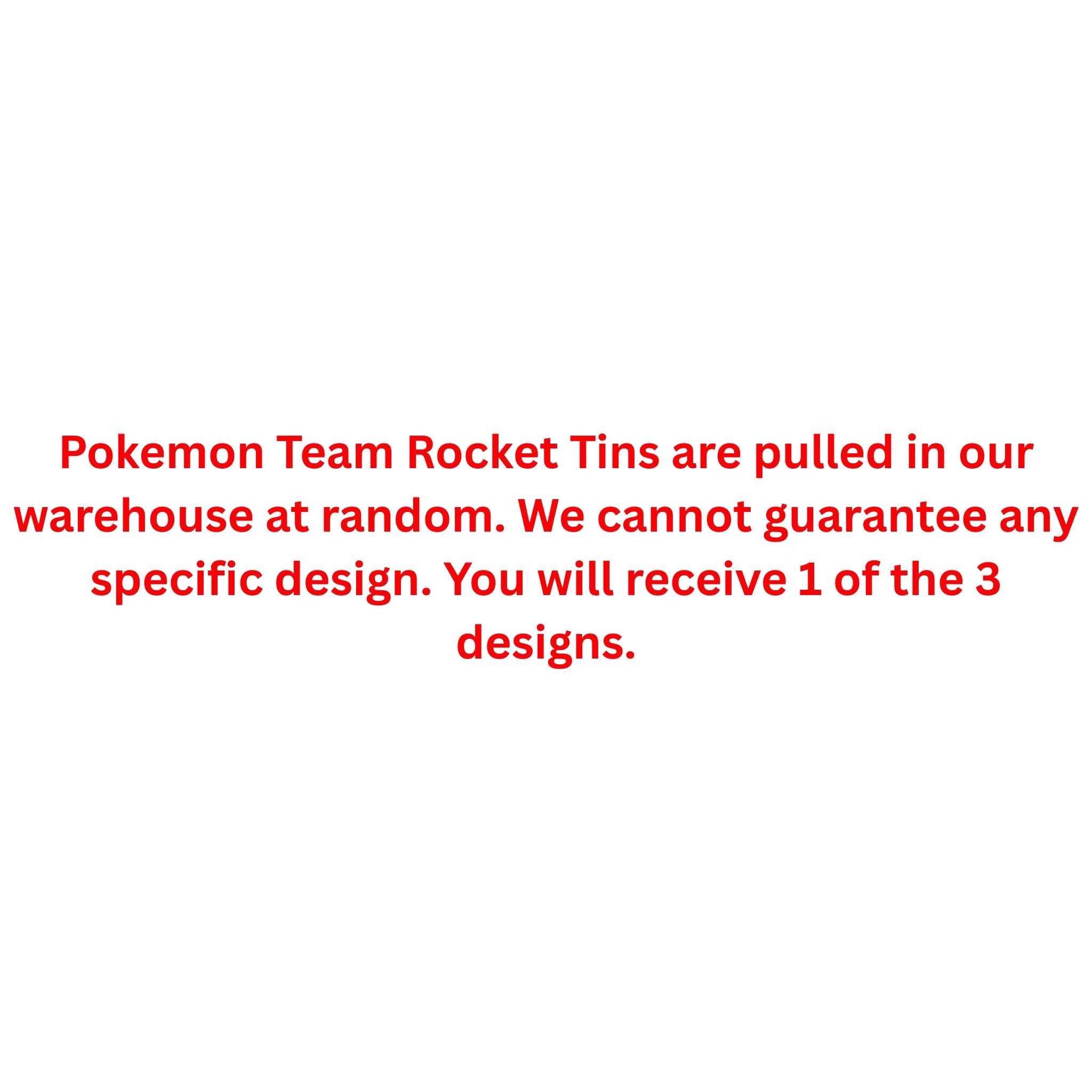 Pokemon Team Rocket Tin - Image 2