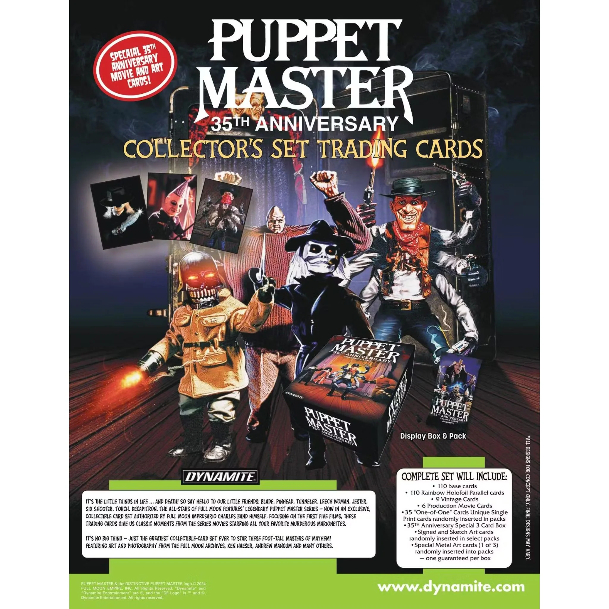 Puppet Master 35th Anniversary Collector Trading Card Hobby Box - Image 2