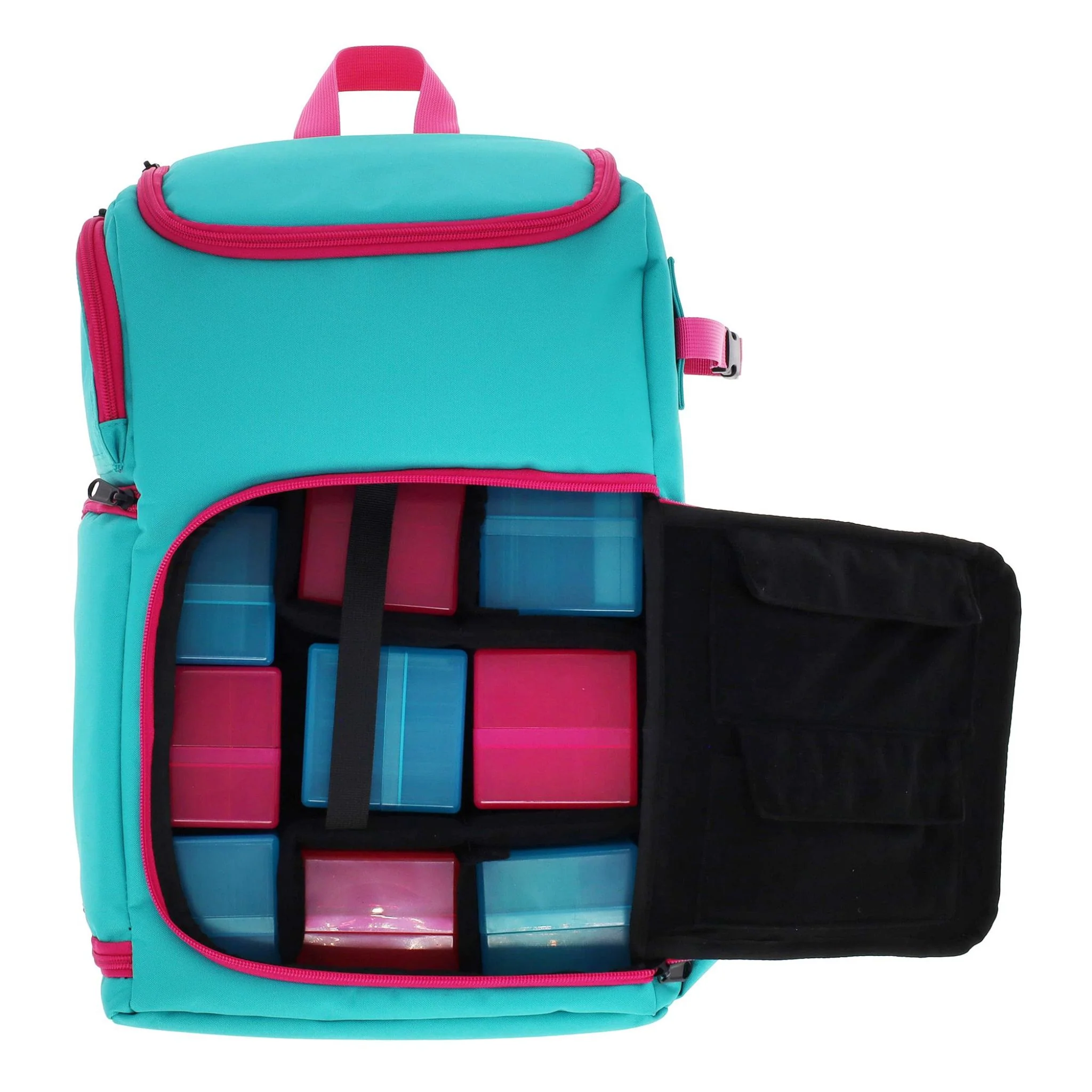 Spectrum Cyber Pink & Teal TCG Backpack - Image 2