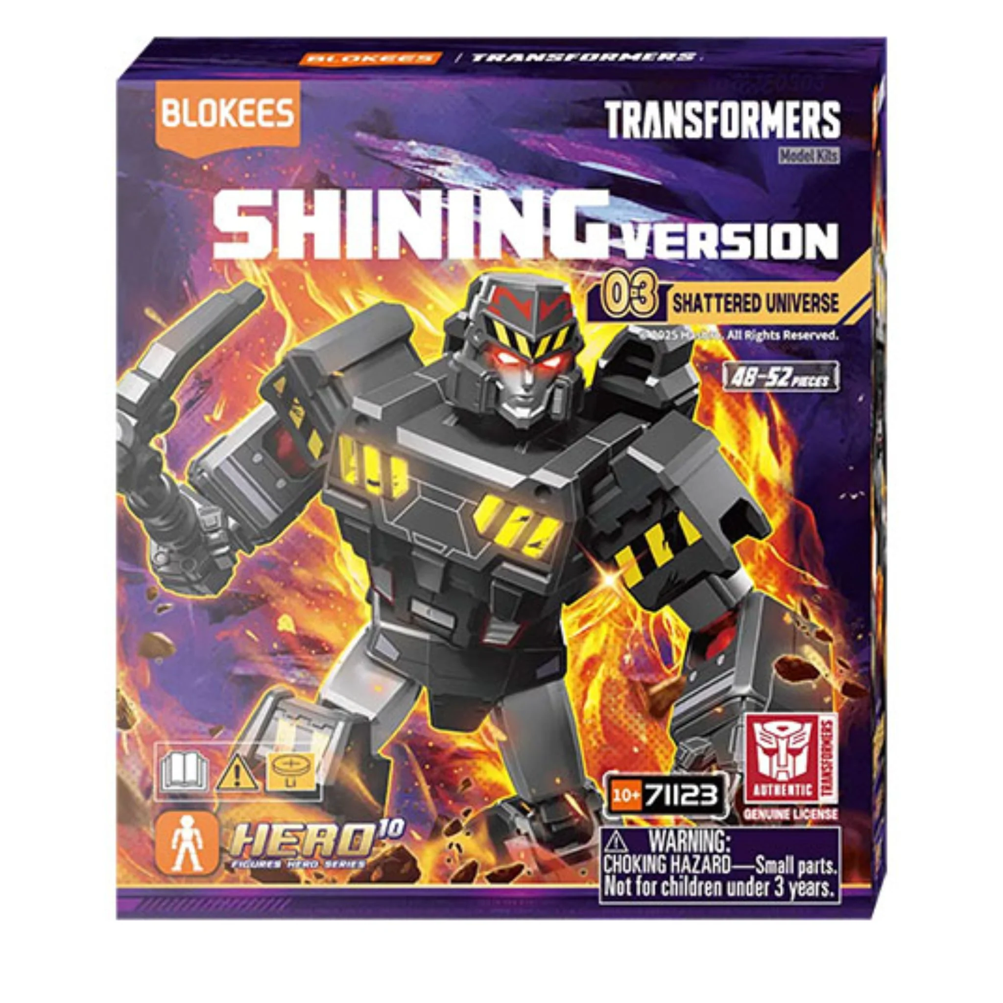 Blokees Transformers SV03 Shattered Universe 4-inch Shining Model Kit Blind Box