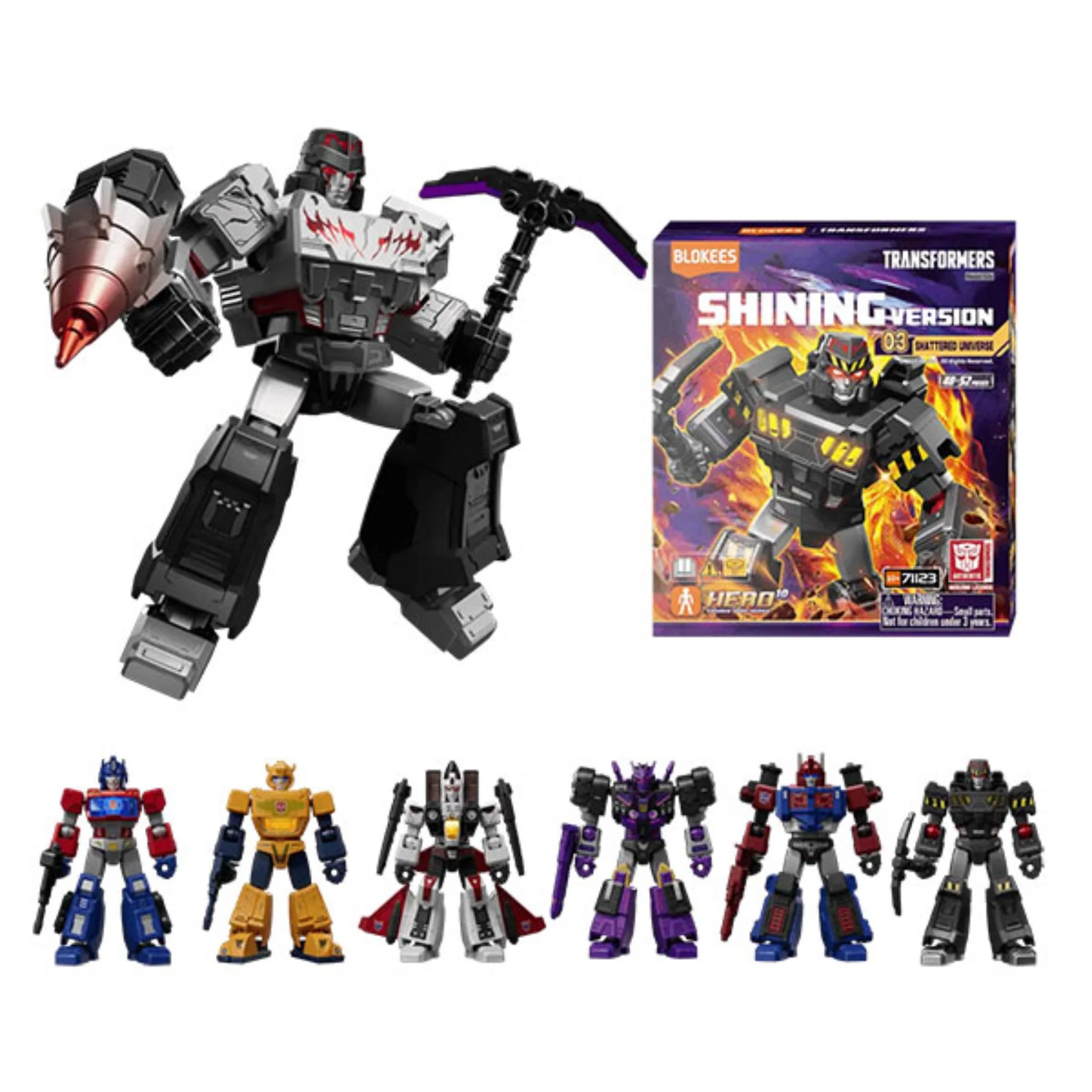 Blokees Transformers SV03 Shattered Universe 4-inch Shining Model Kit Blind Box - Image 2