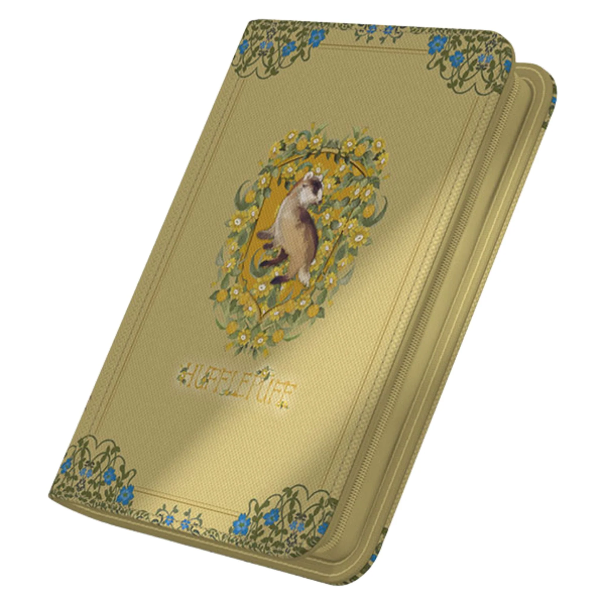 Ultimate Guard Standard Xenoskin 8 Pocket Harry Potter Hufflepuff Zipfolio Card Binder