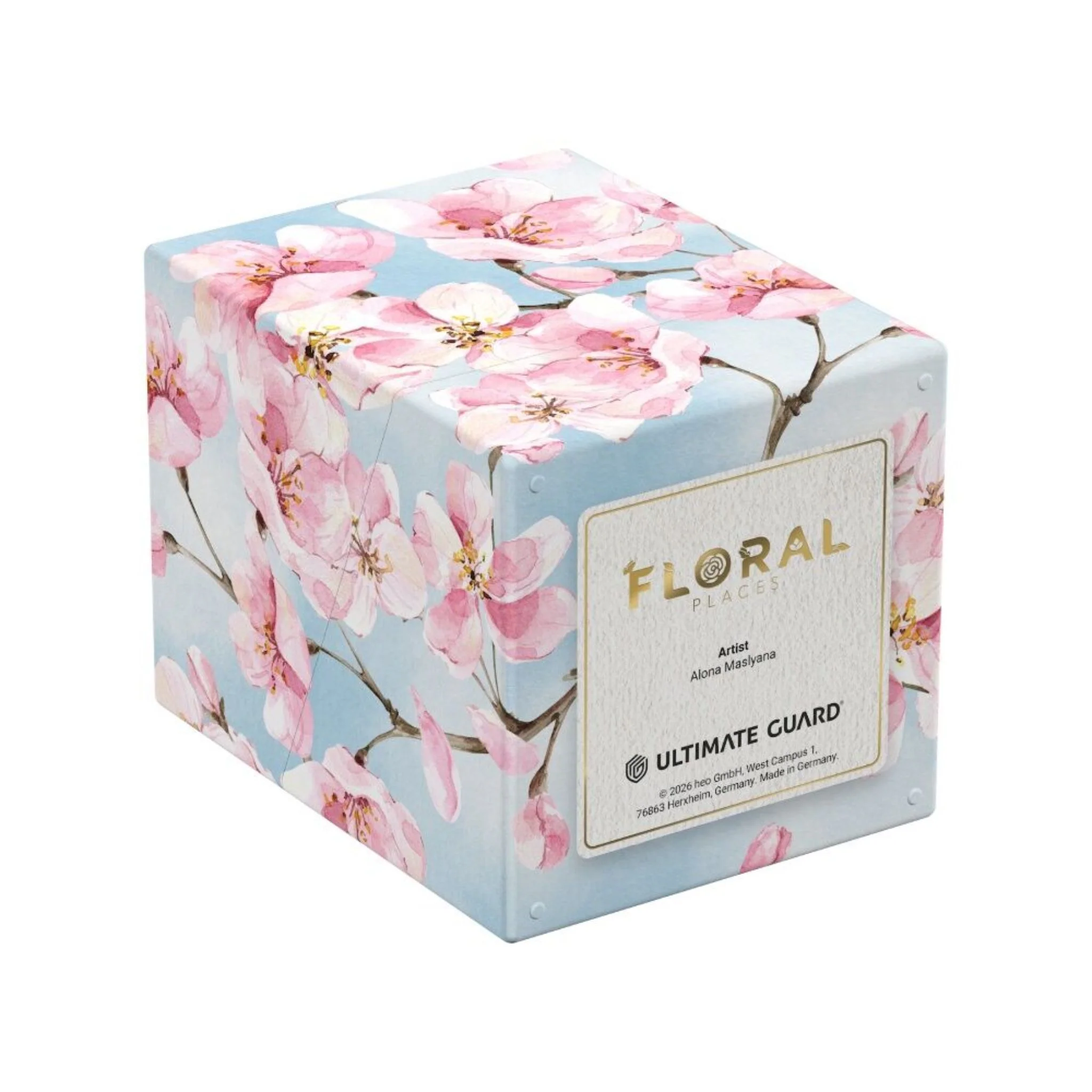 Ultimate Guard Standard Boulder 100+ Coral Places Cherry Blossom Deck Case - Image 2