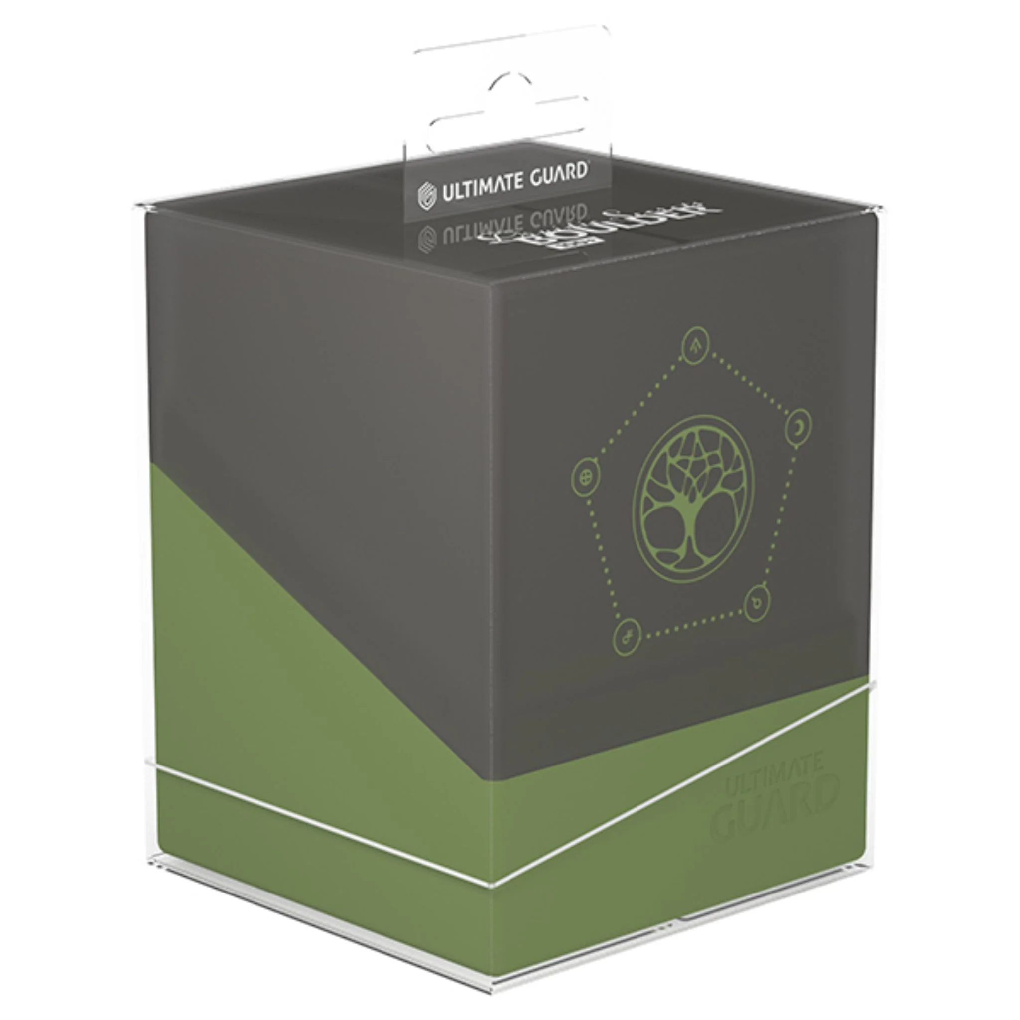 Ultimate Guard Standard Boulder 100+ Druidic Secrets Arbor Olive Green Deck Case