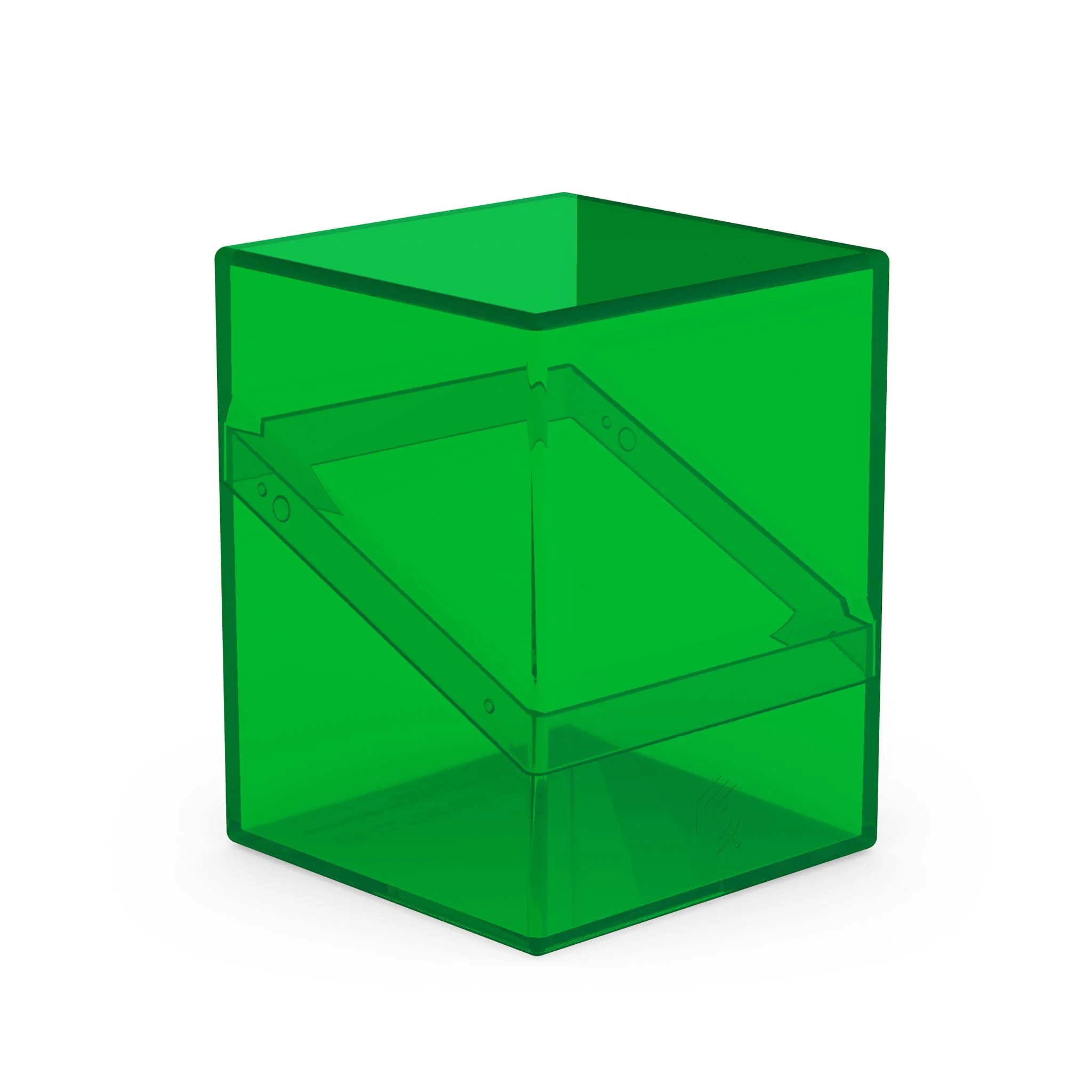Ultimate Guard Standard Boulder 100+ Clear Emerald Deck Case