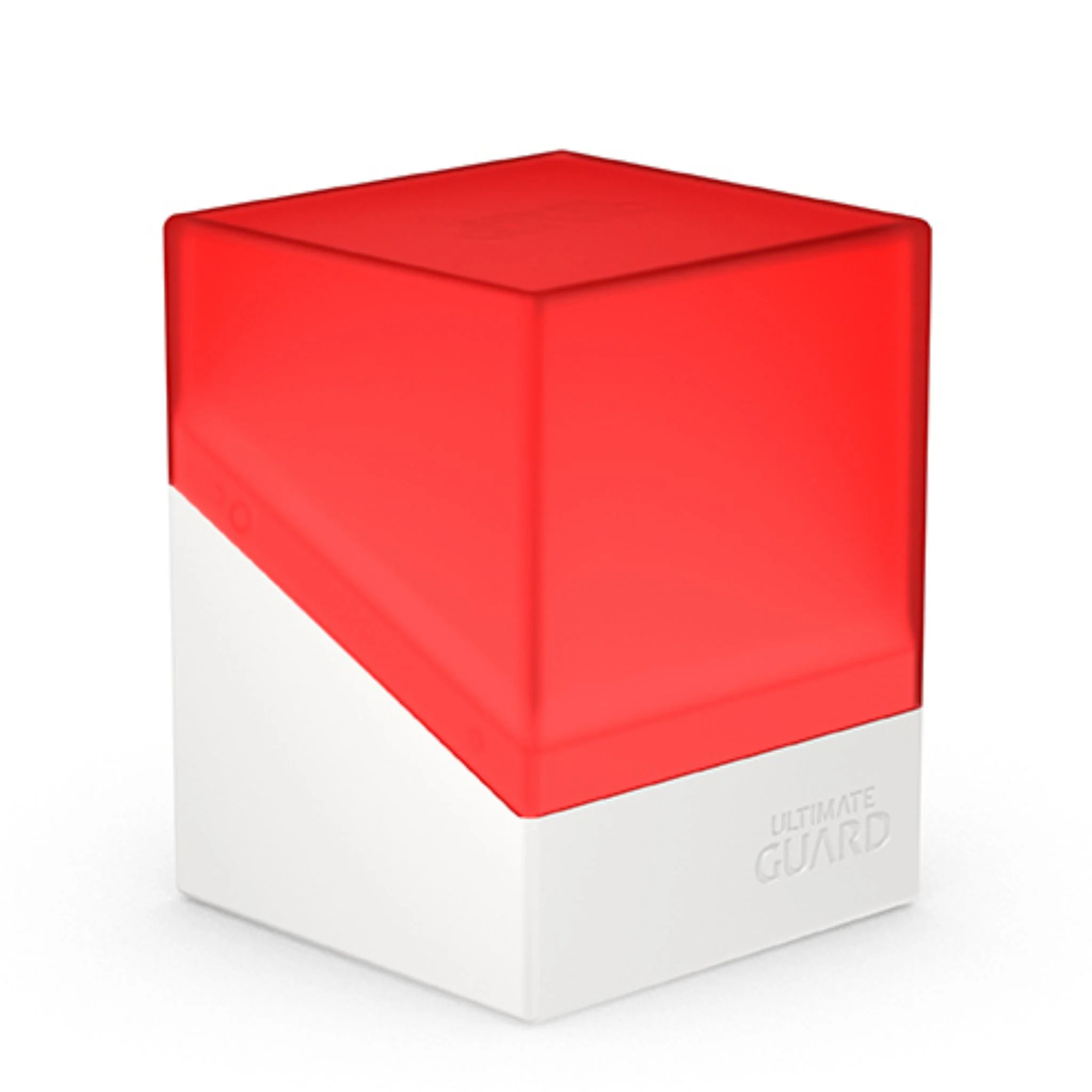 Ultimate Guard Standard Boulder 100+ Synergy Red & White Deck Case