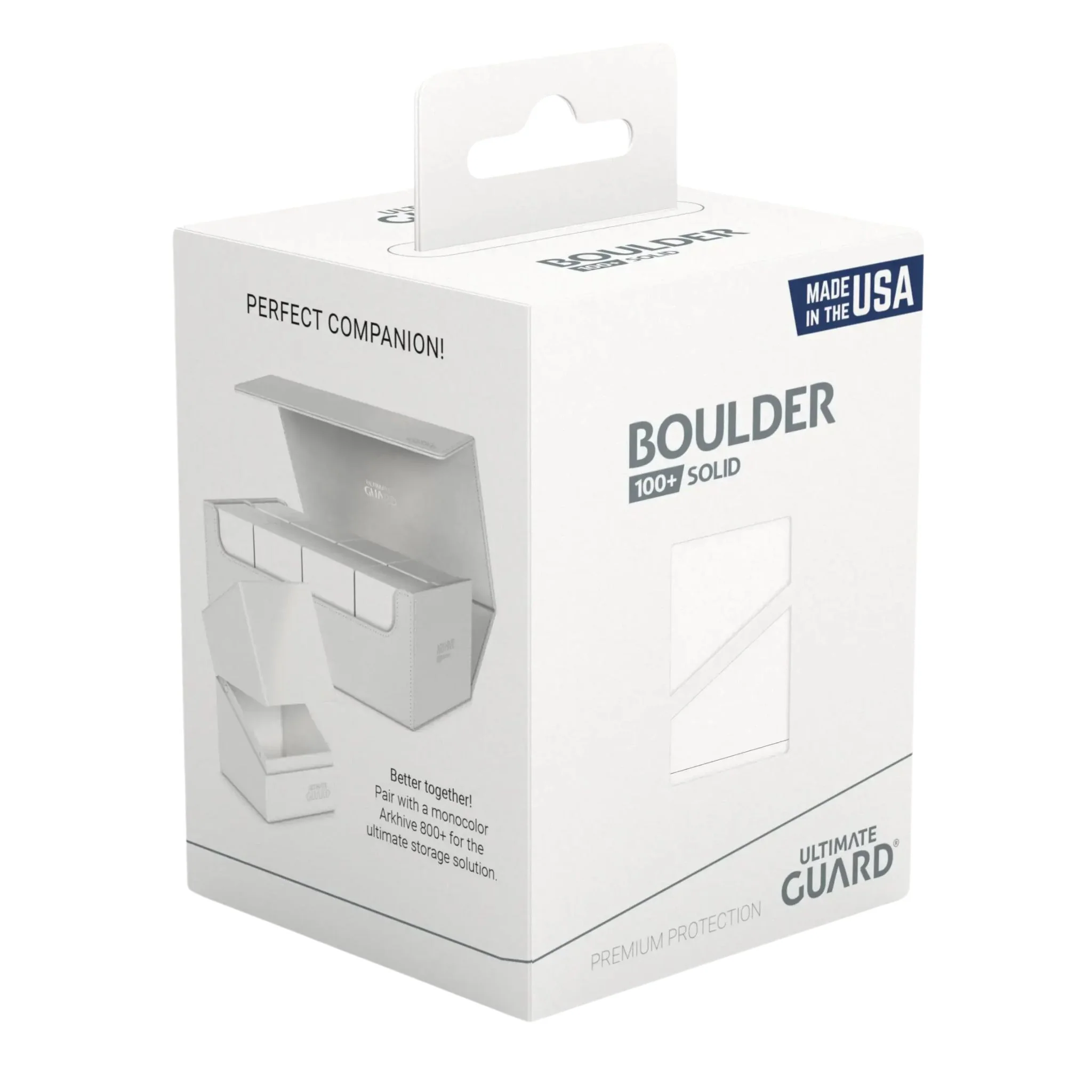 Ultimate Guard Standard Boulder 100+ White Deck Case