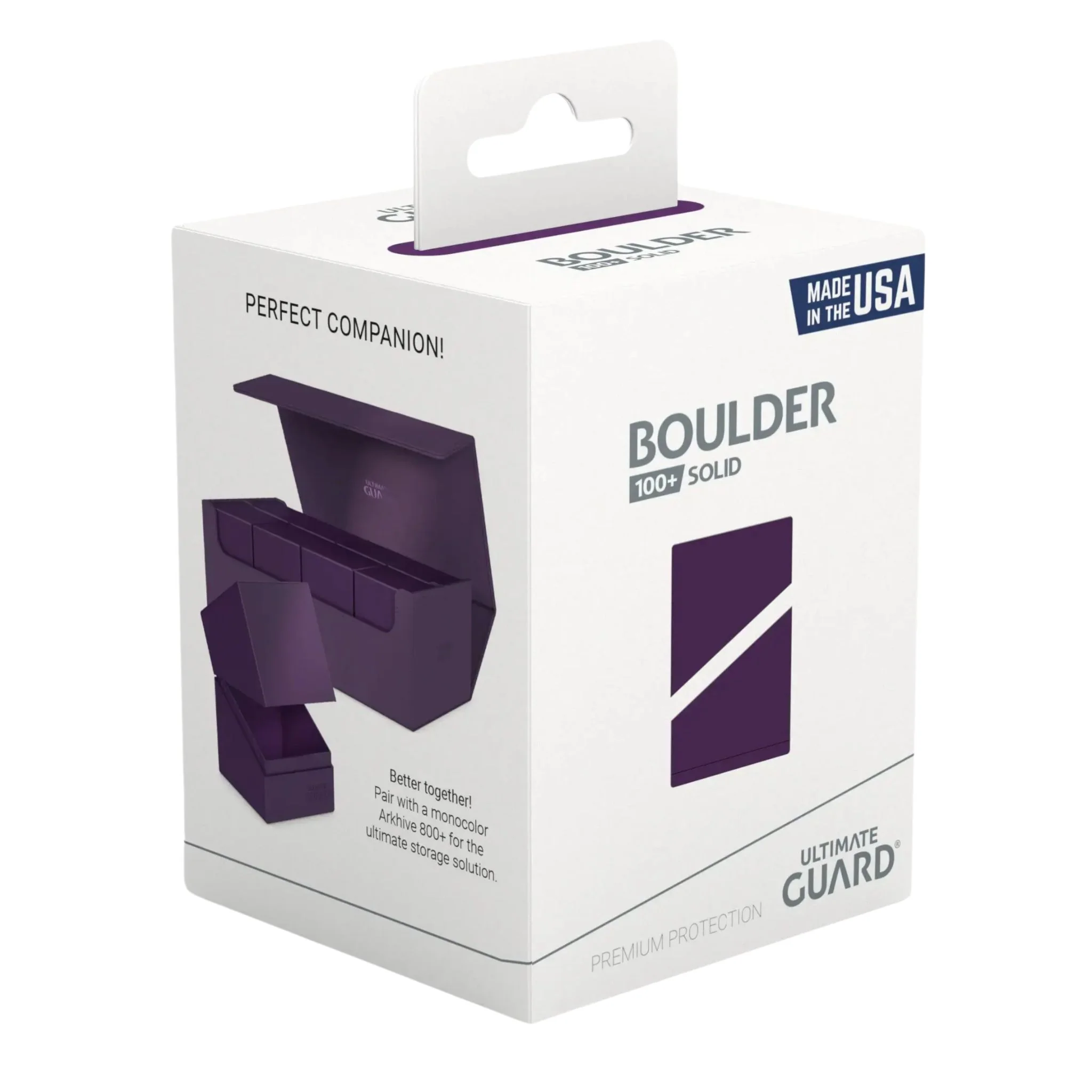 Ultimate Guard Standard Boulder 100+ Purple Deck Case