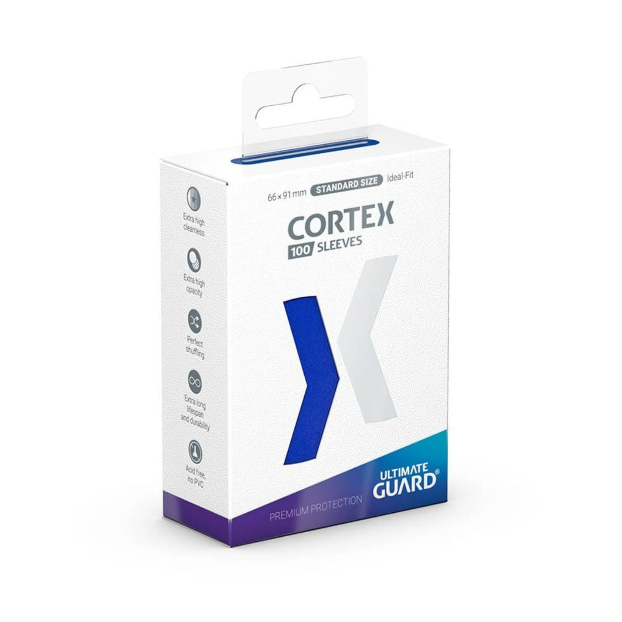 Ultimate Guard Standard Cortex Matte Blue Deck Protector Card Sleeves