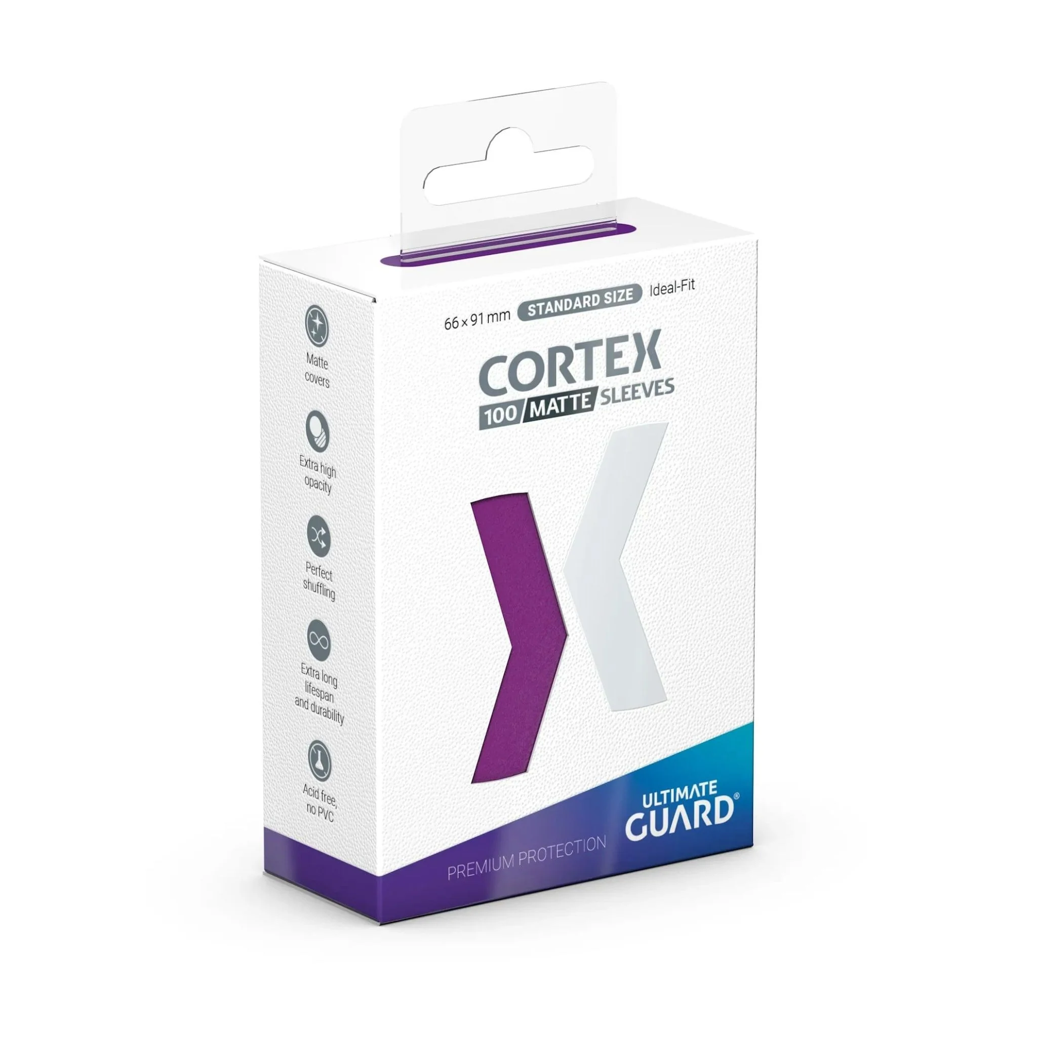 Ultimate Guard Standard Cortex Matte Purple Deck Protector Card Sleeves