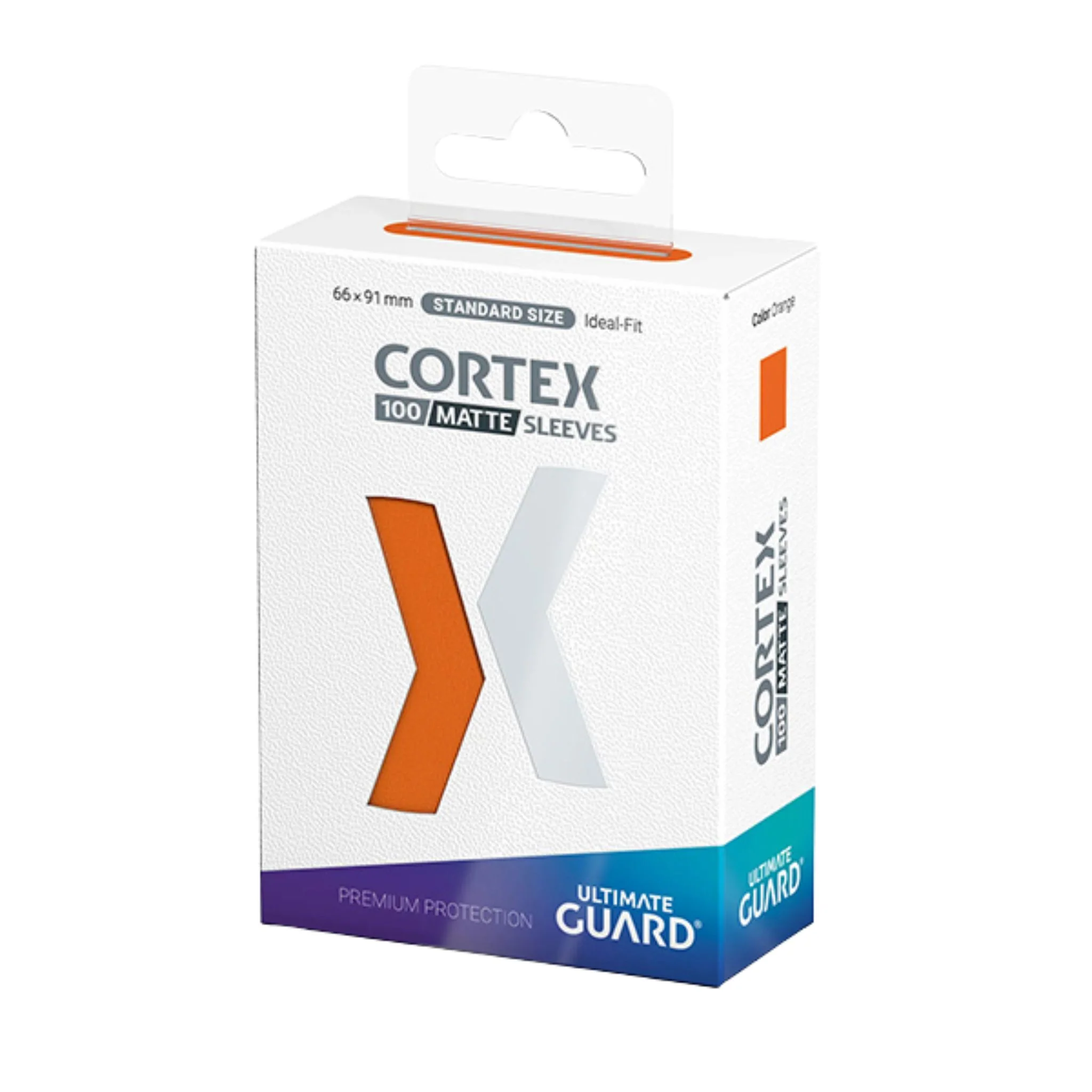 Ultimate Guard Standard Cortex Matte Orange Deck Protector Card Sleeves