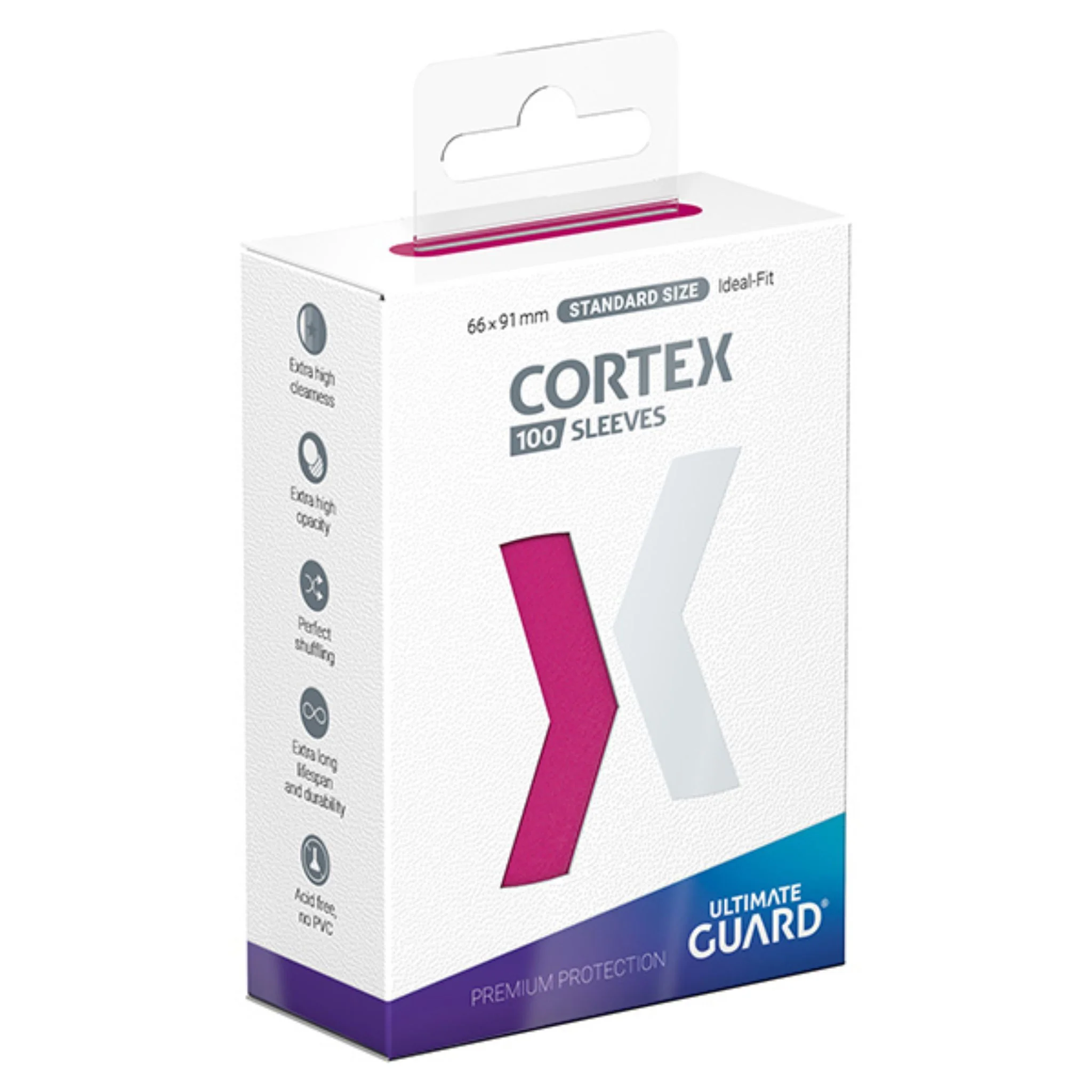 Ultimate Guard Standard Cortex Classic Pink Deck Protector Card Sleeves