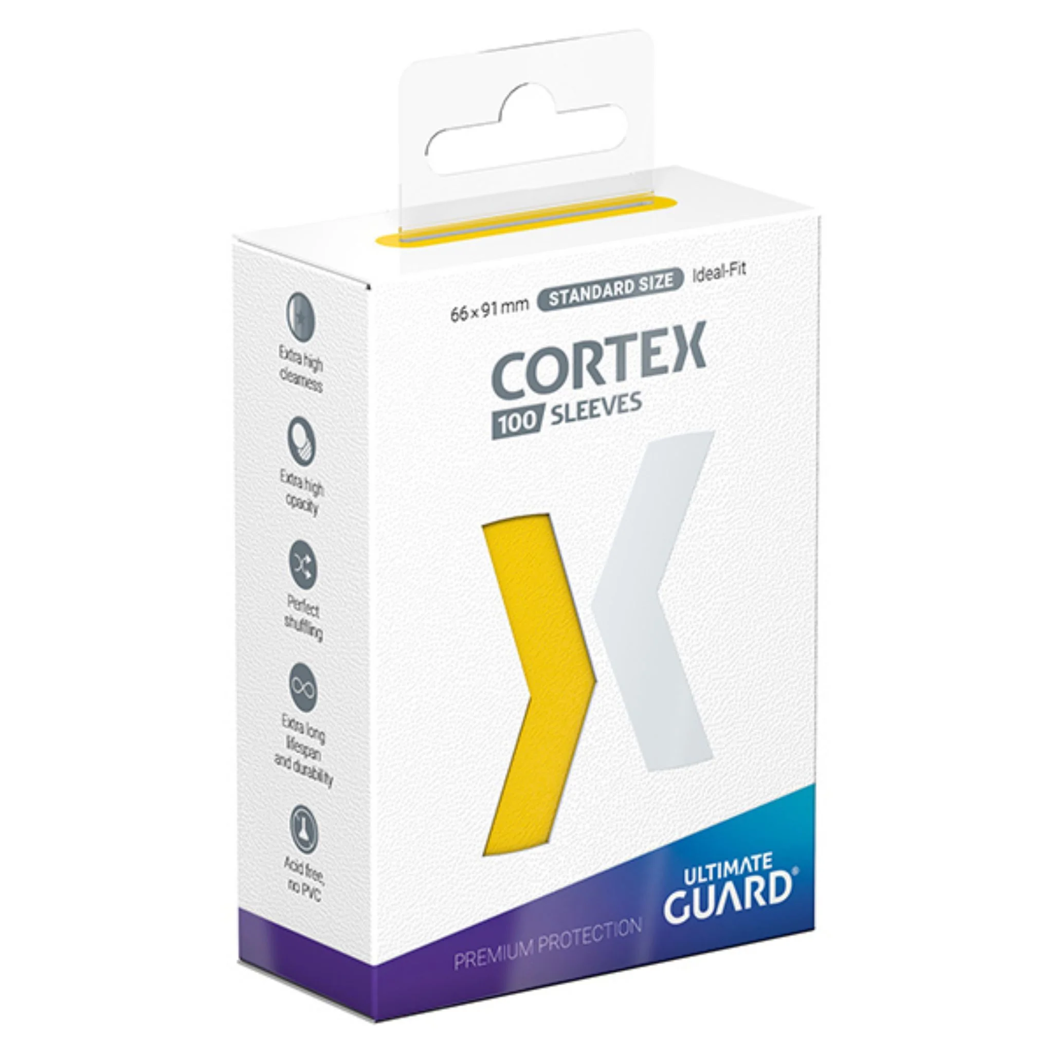 Ultimate Guard Standard Cortex Classic Yellow Deck Protector Card Sleeves